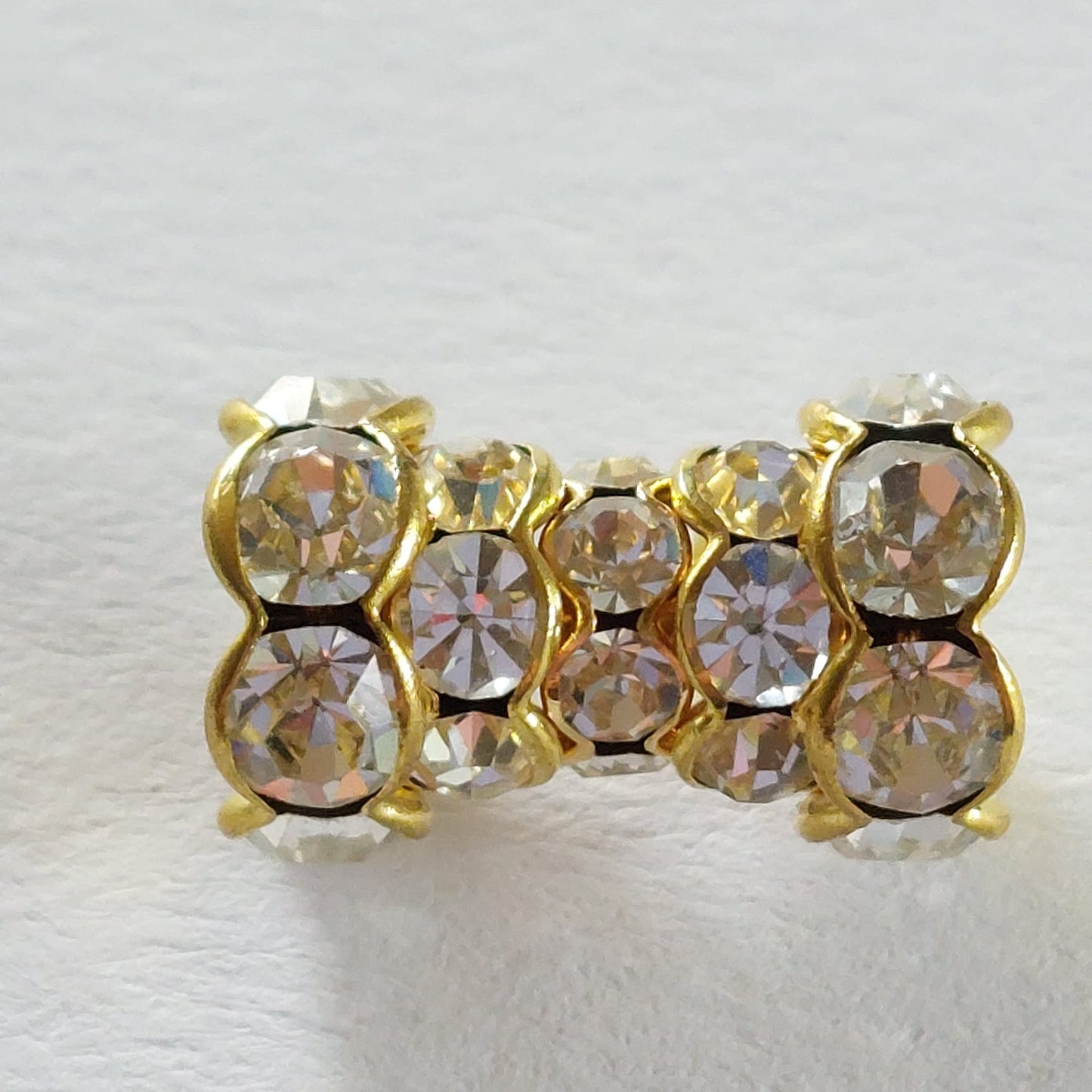 5110 Vintage Perle Zwischenteil Mit Swarovski Kristallen 10×15mm