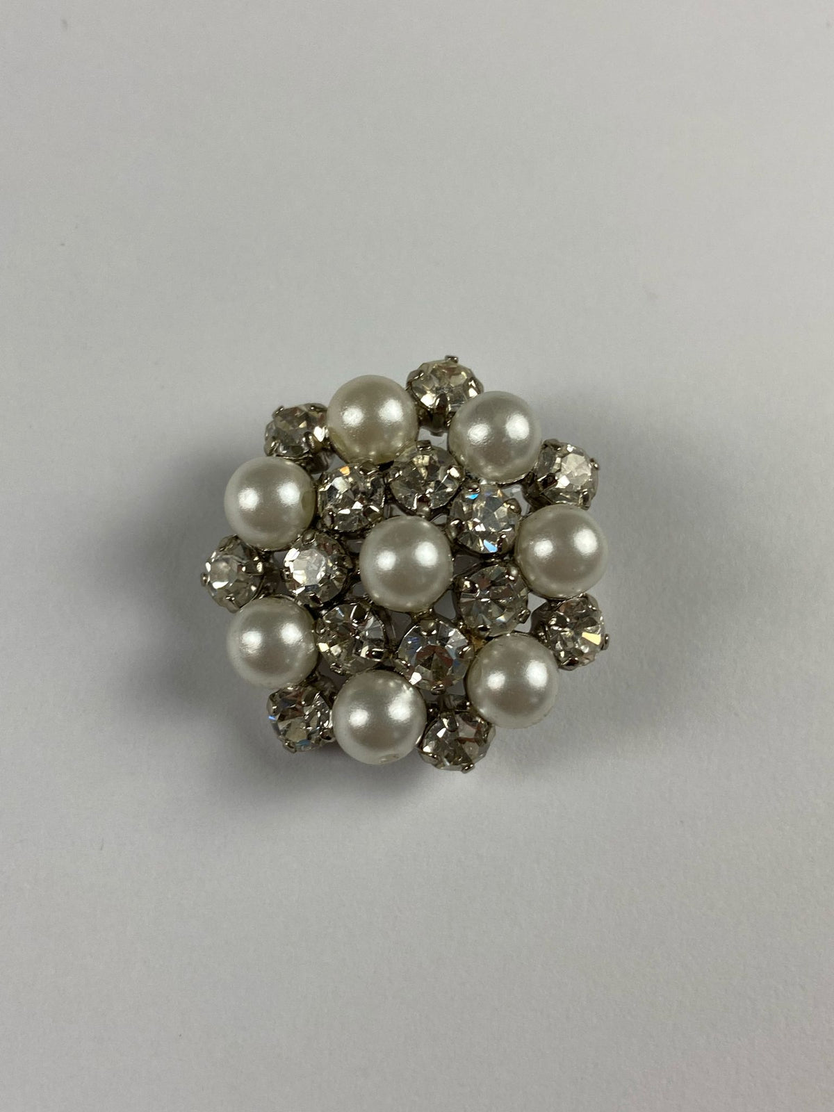 8694 Vintage Swarovski Kristallen Brosche 28mm
