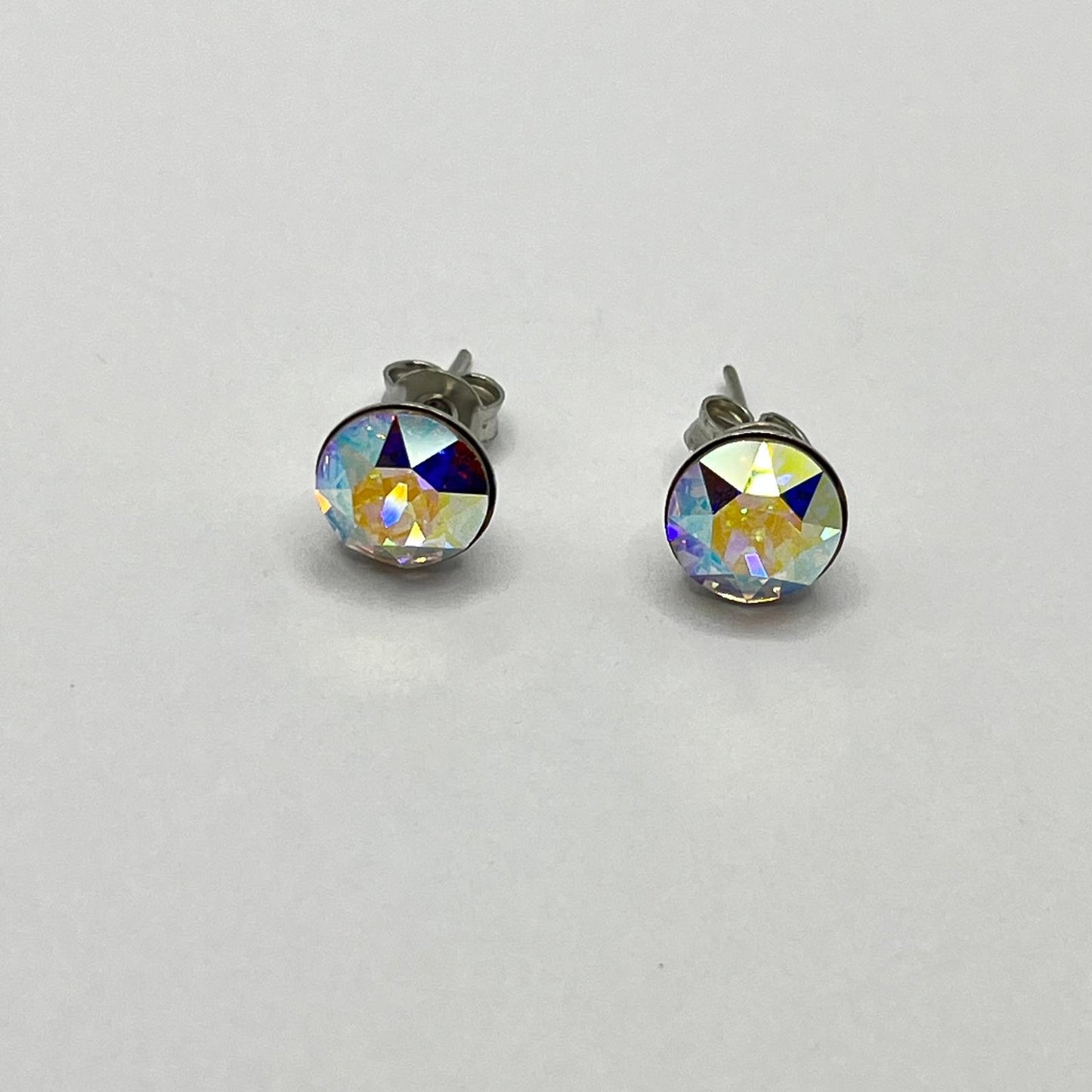 30699 Vintage Swarovski Kristallen Ohrhanger 8mm