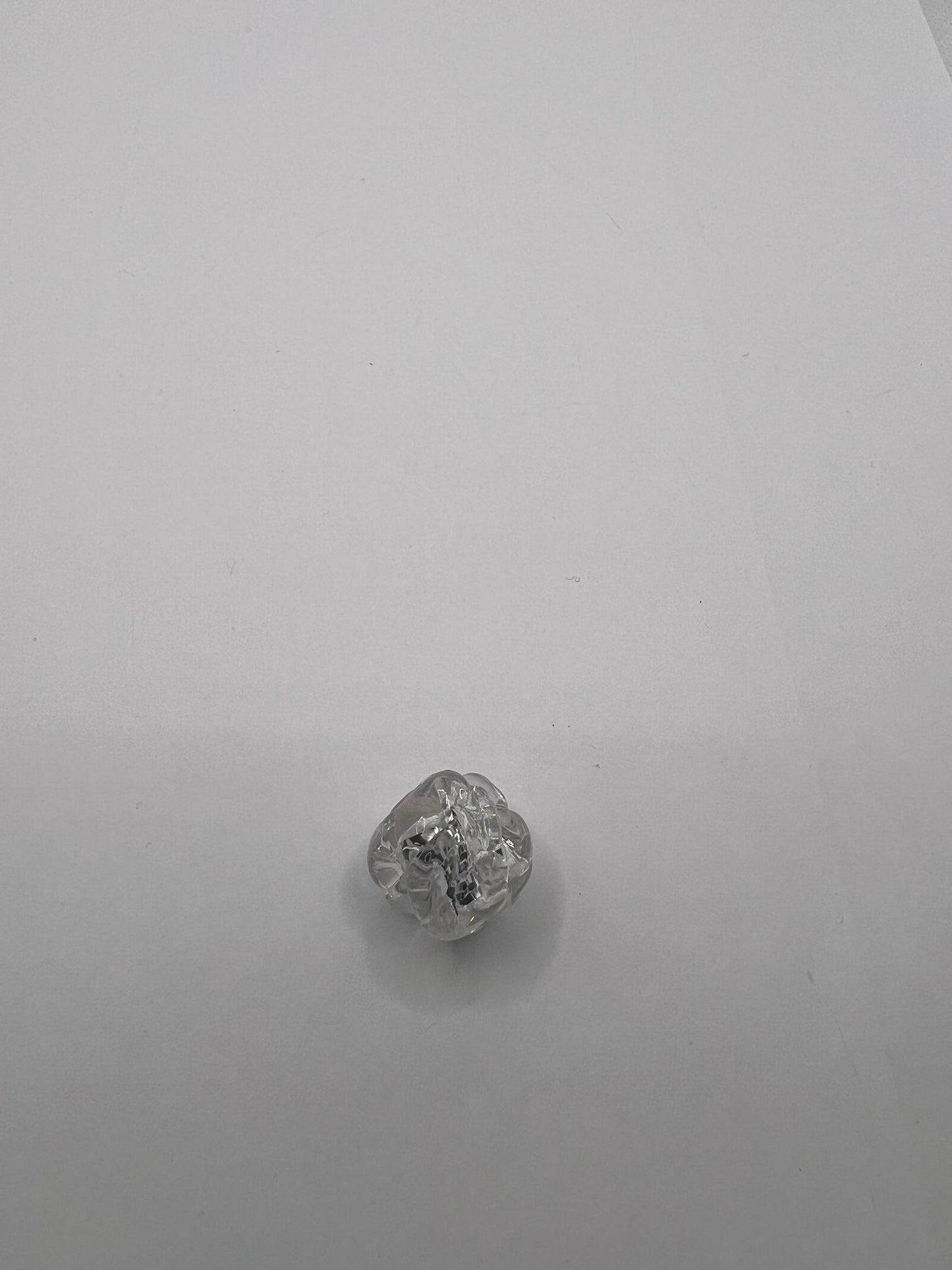 5940 Vintage Kunststoff Perle 17mm