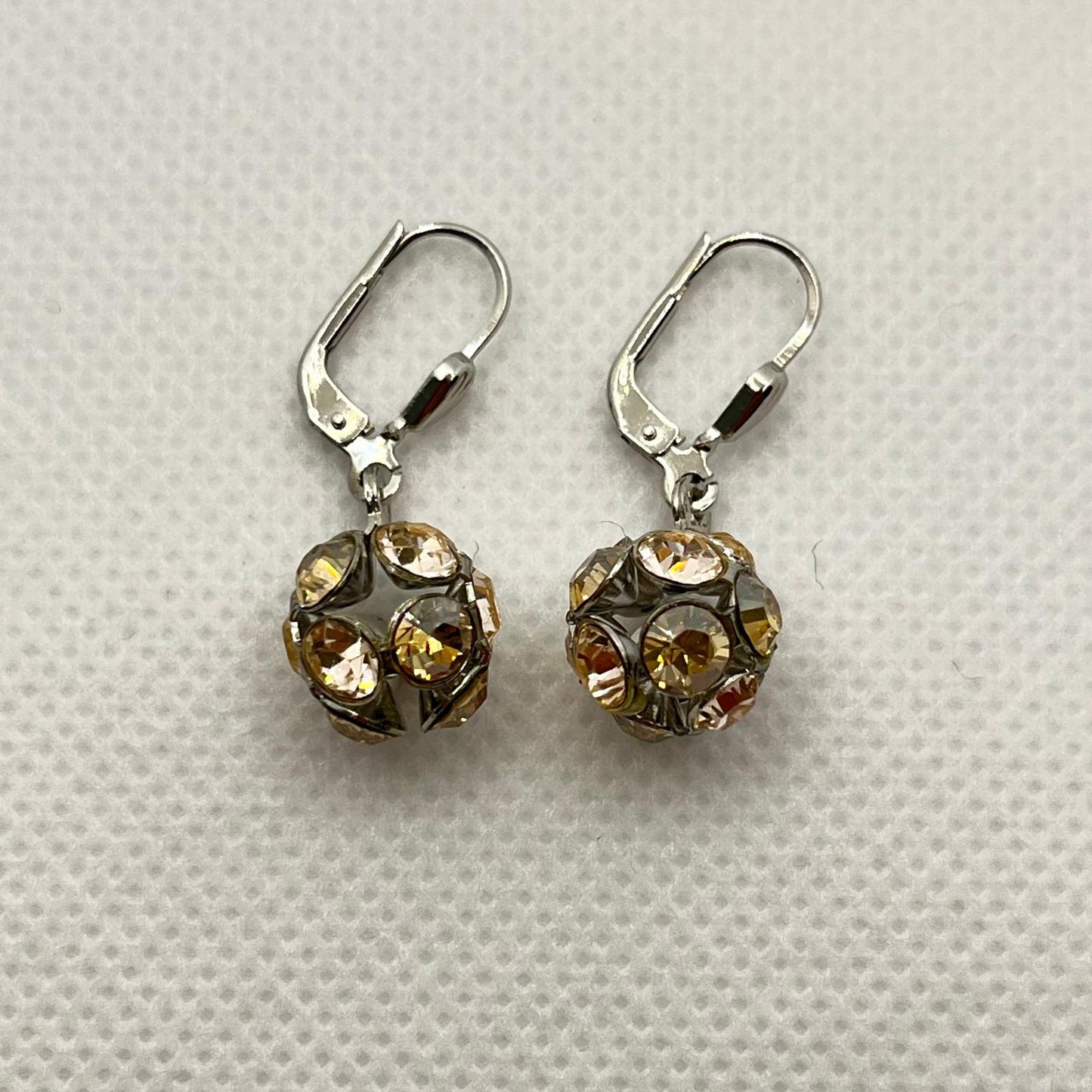 30490 Vintage Swarovski Kristallen Ohrhanger 10mm