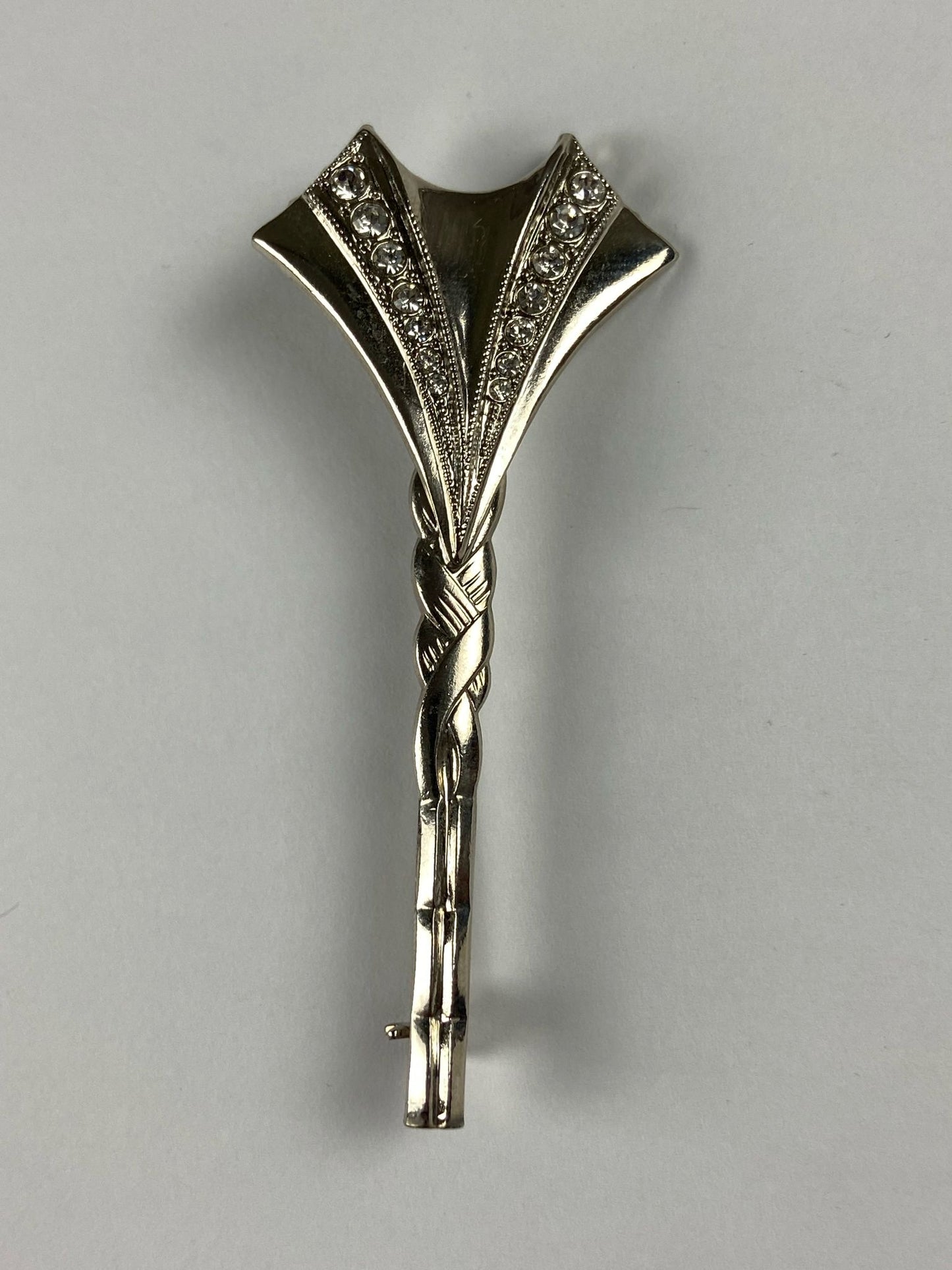 8675 Vintage Swarovski Kristallen Brosche 70mm