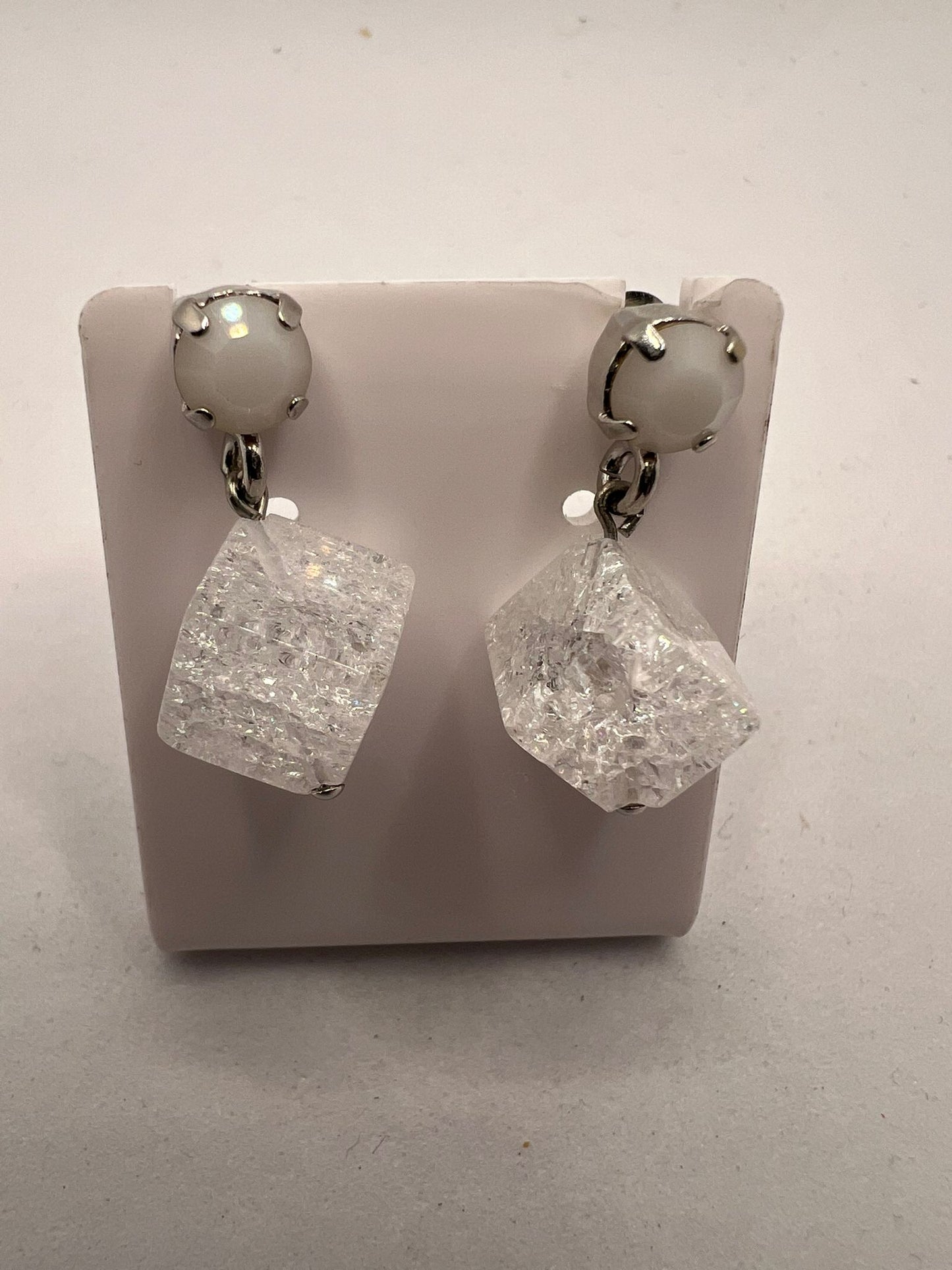 30607 Vintage Swarovski Kristallen Ohrhanger 9mm