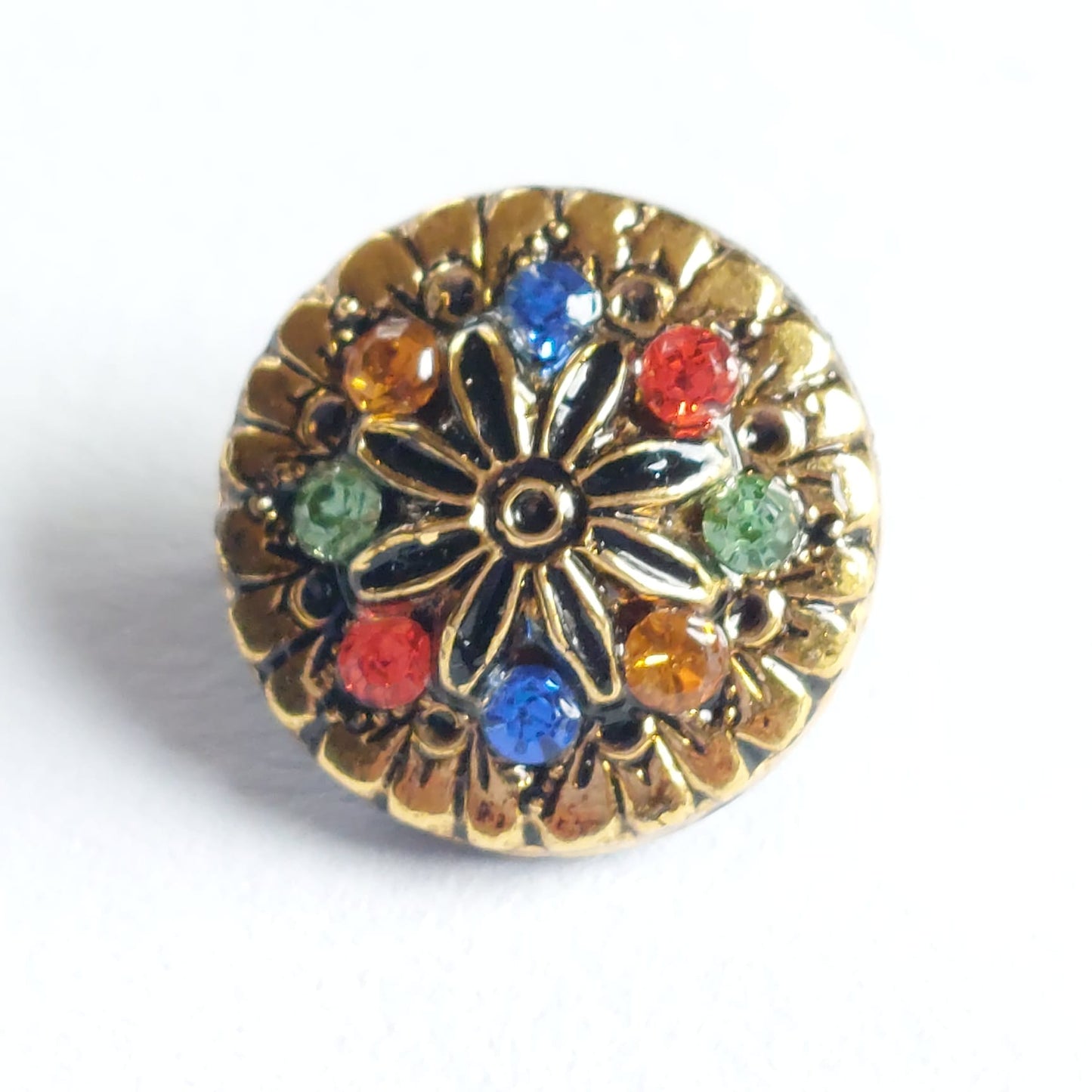 4300 Knopfe mit Swarovski Kristallen 14mm