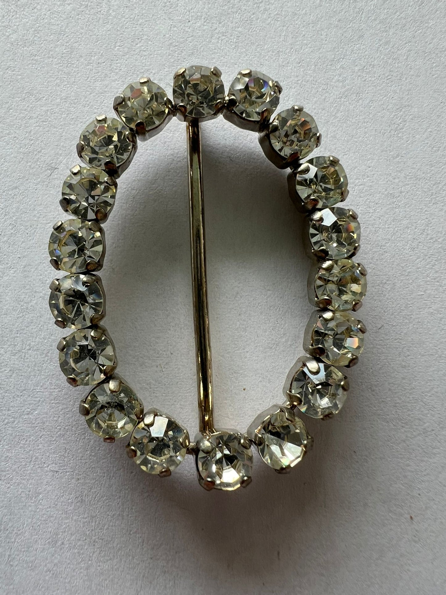 2268 Vintage Swarovski Kristallen Schalhalter 35mm