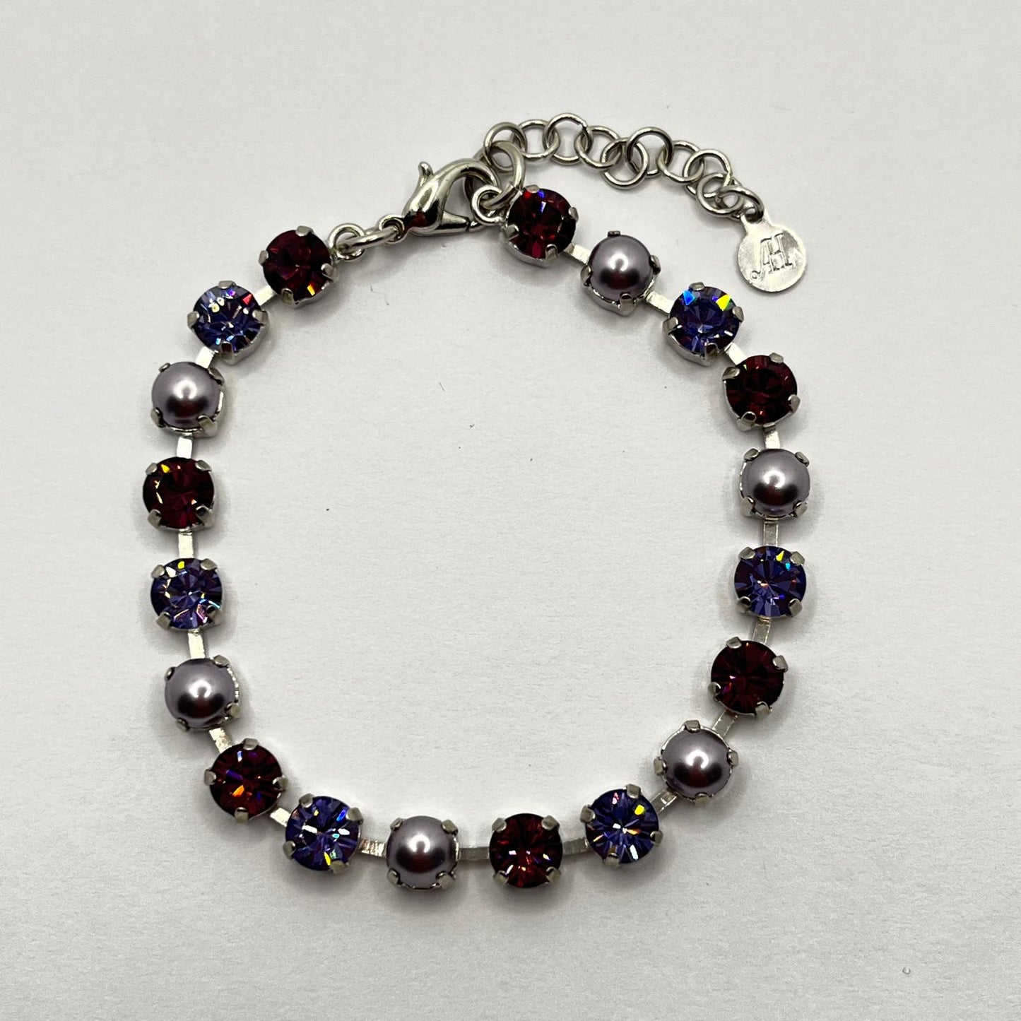 7026 Vintage Swarovski Kristallen Armband 18cm