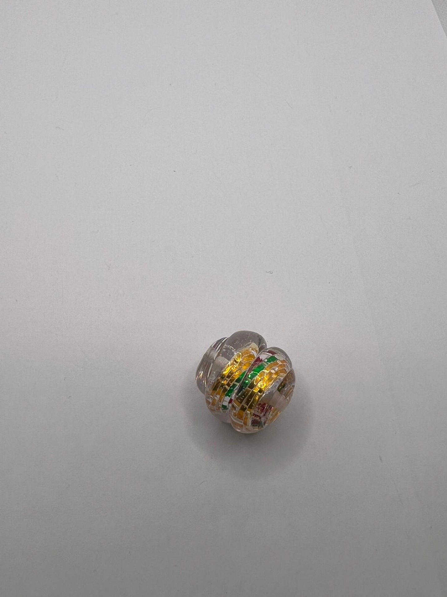 5939 Vintage Kunststoff Perle 24mm