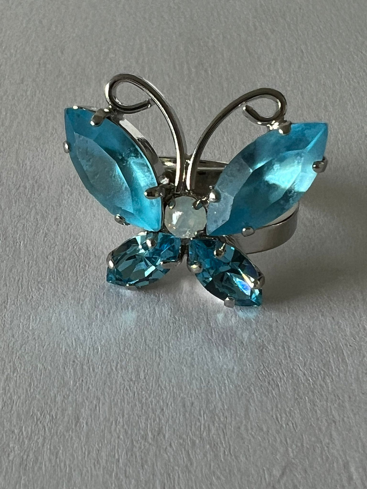 9738 Vintage Swarovski Kristallen Ring 23mm
