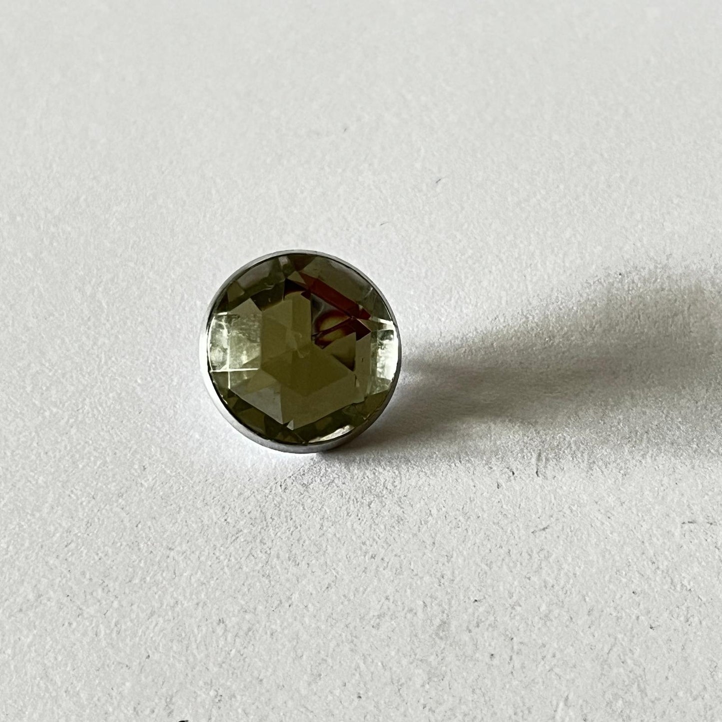 49073 Vintage Swarovski Kristallen Knopf 14mm