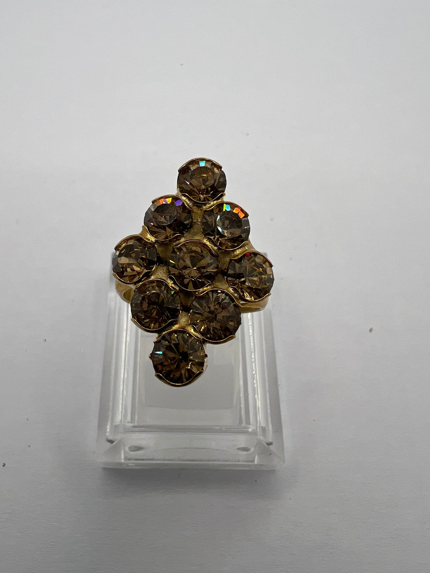 9680 Vintage Swarovski Kristallen Ring 25mm