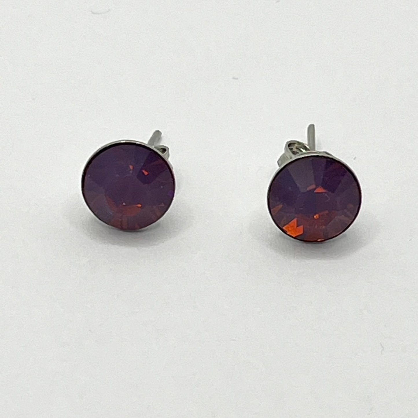 30696 Vintage Swarovski Kristallen Ohrhanger 8mm
