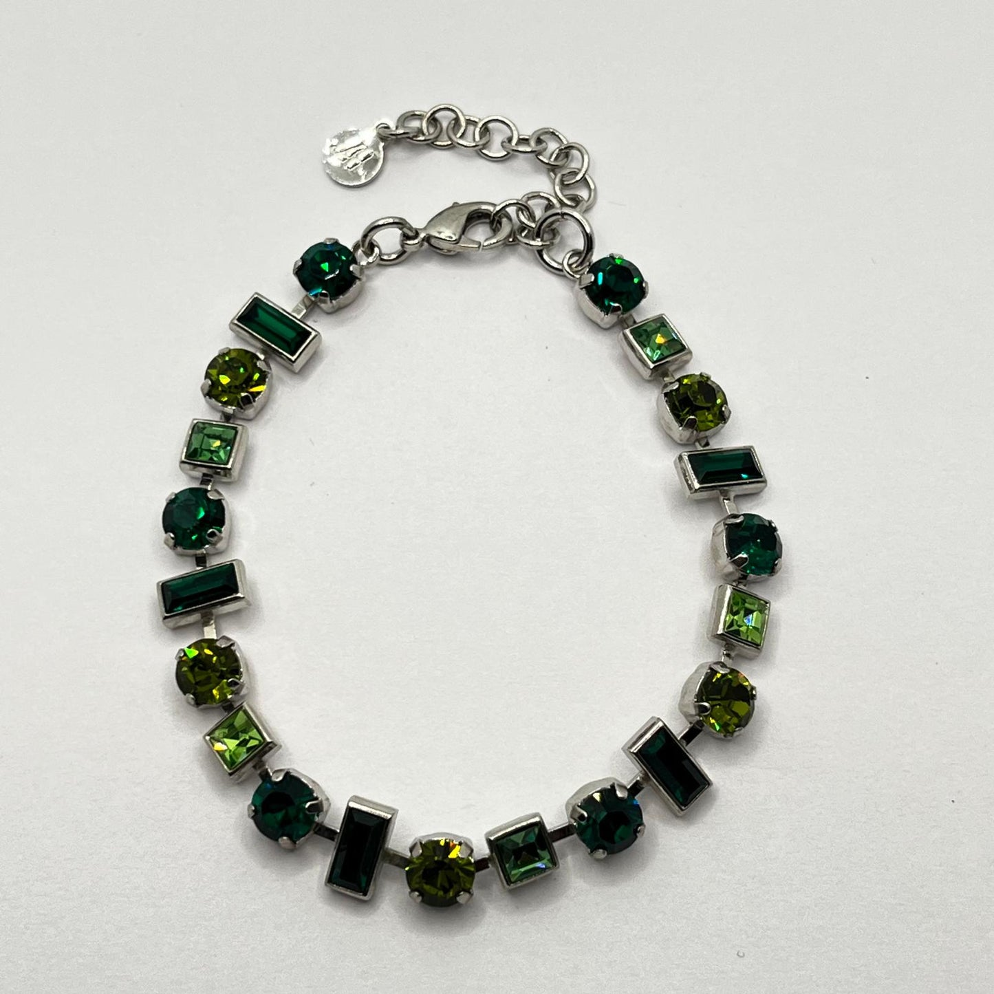 7024 Vintage Swarovski Kristallen Armband 18cm
