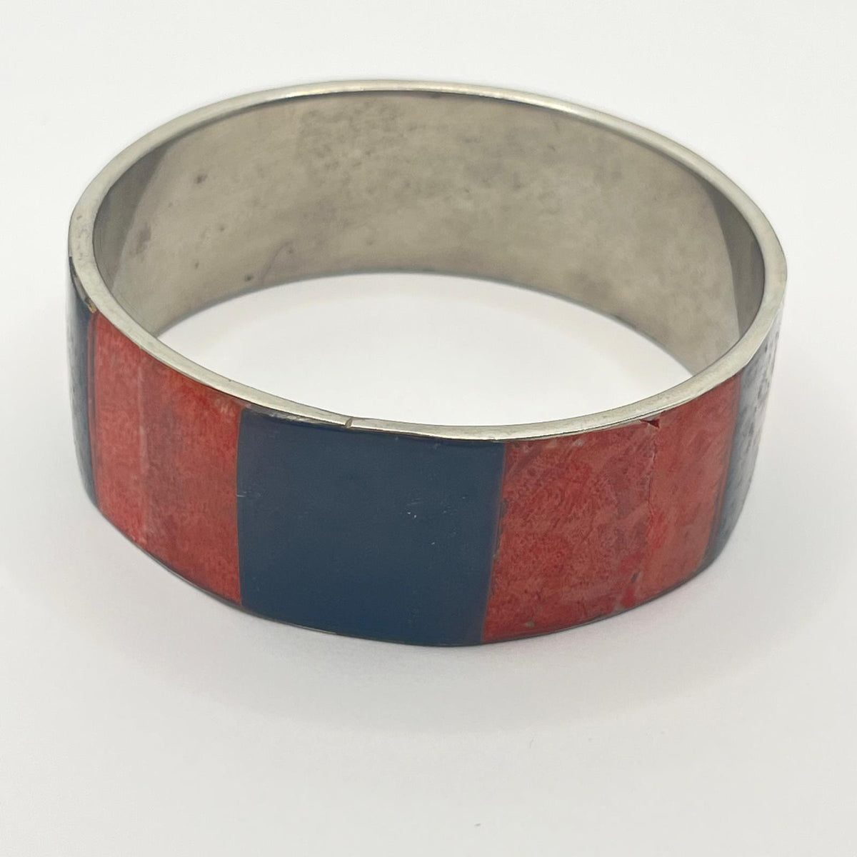 7033 Vintage Perlmutt Armreif 24cm