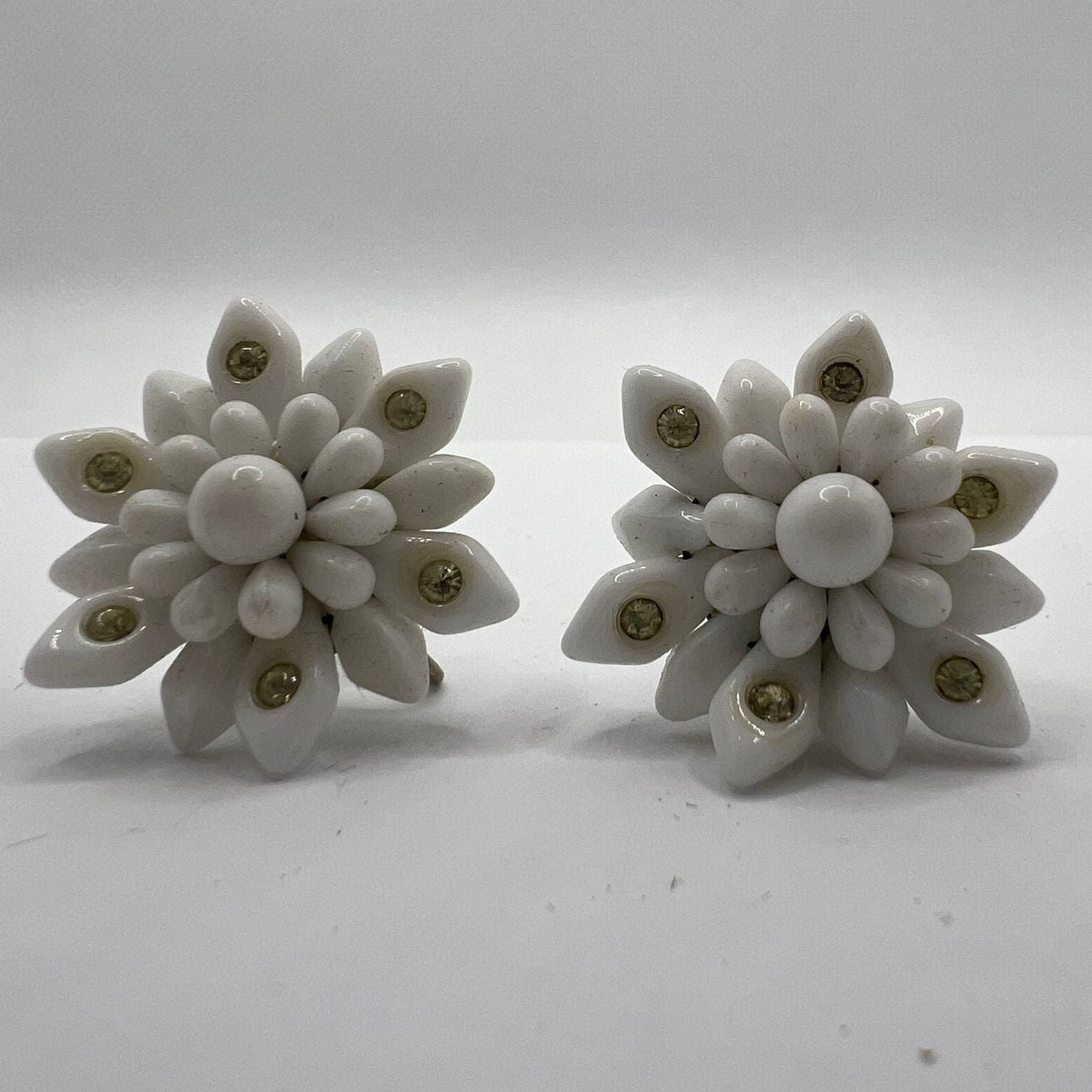 30526 Vintage Perlen Ohrringe 25mm