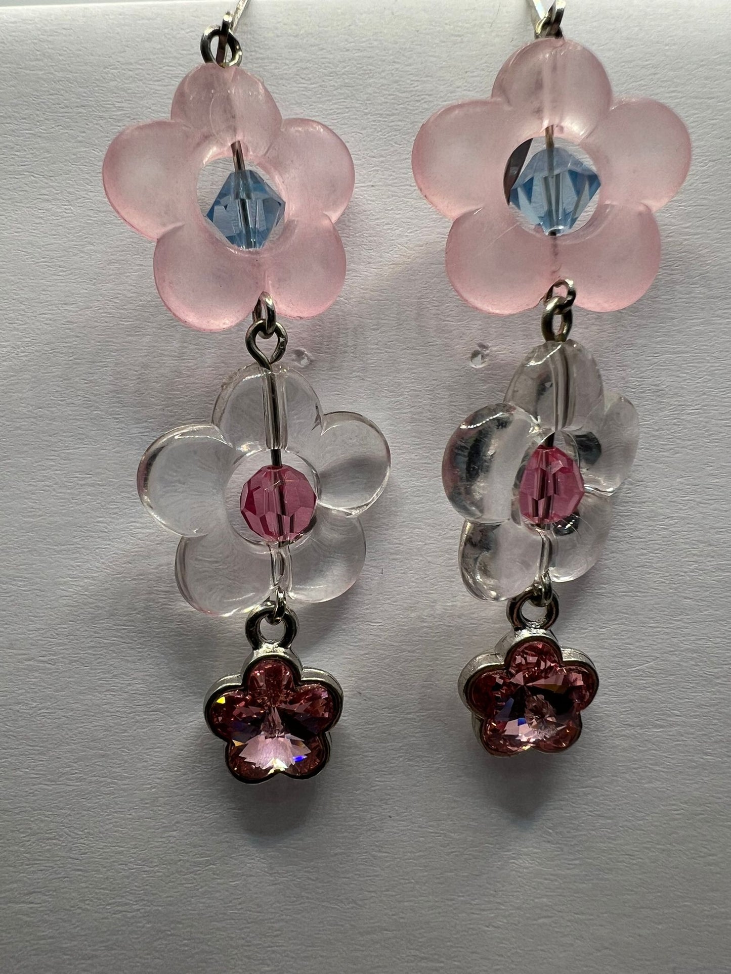 30576 Vintage Swarovski Kristallen Ohrhanger 56mm