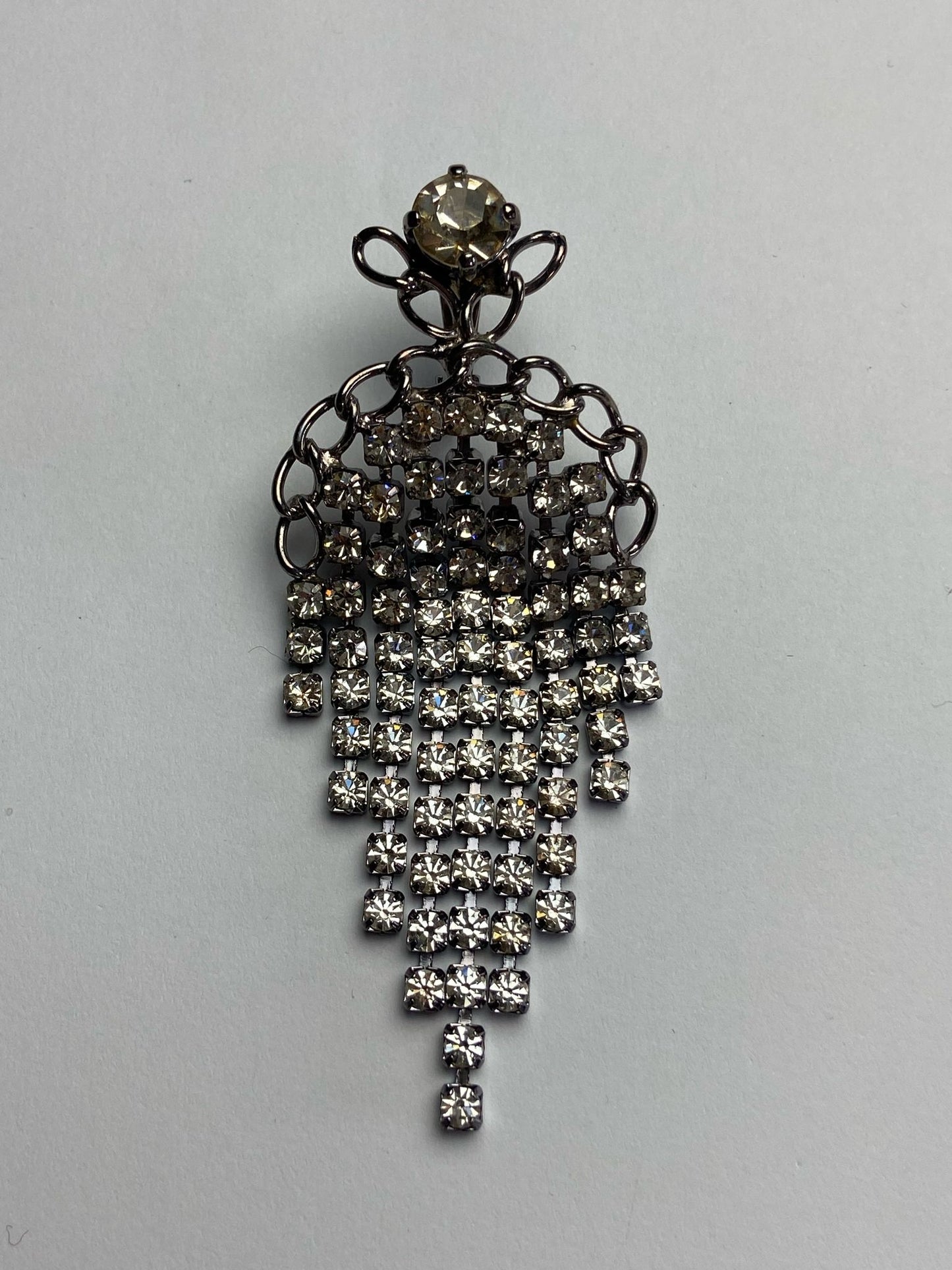 30463 Vintage Swarovski Kristallen Ohrclip 76mm