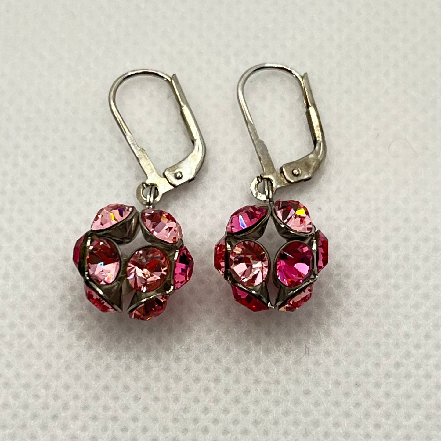 30481 Vintage Swarovski Kristallen Ohrhanger 10mm