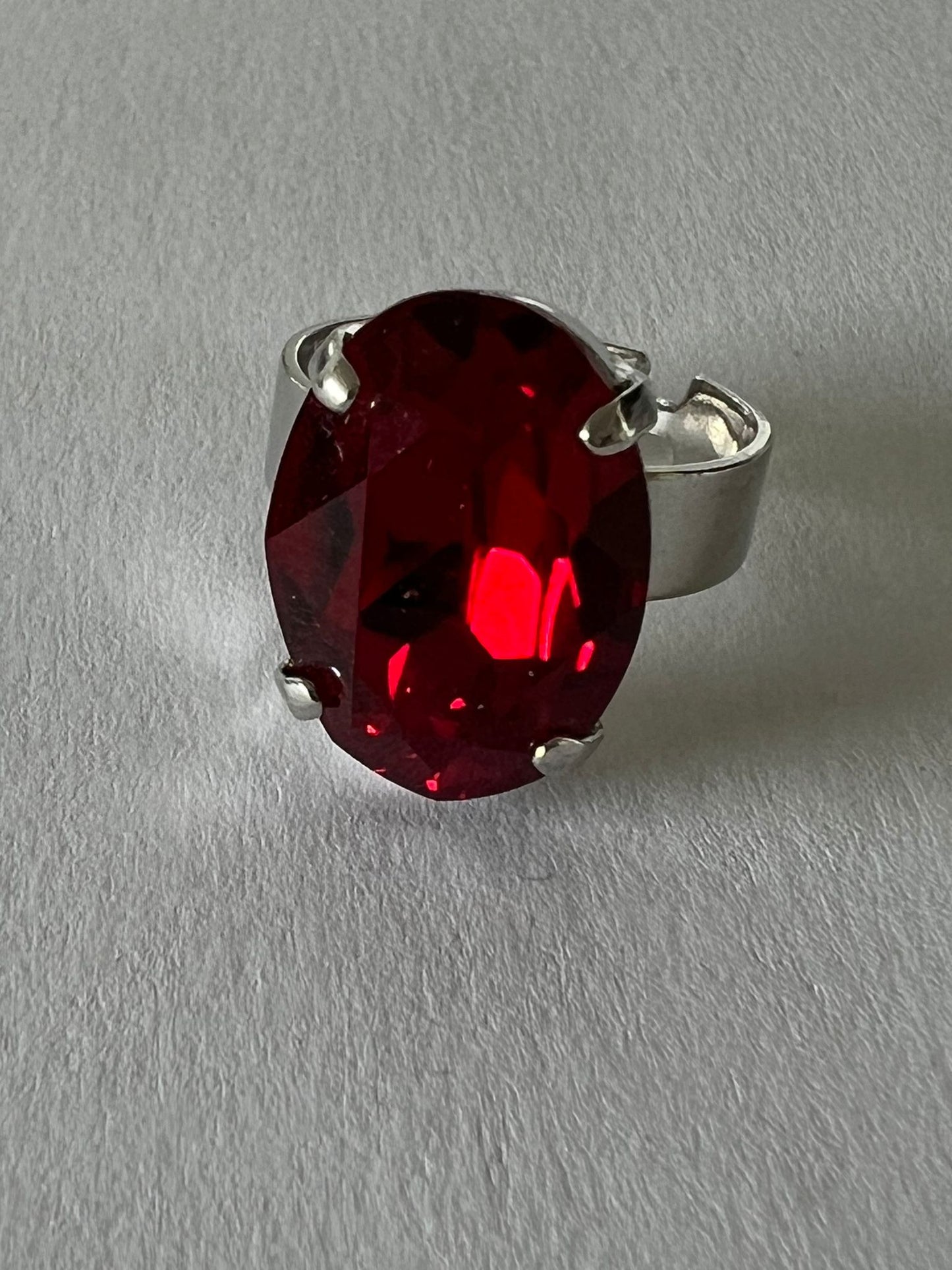 9752 Vintage Swarovski Kristallen Ring 17mm