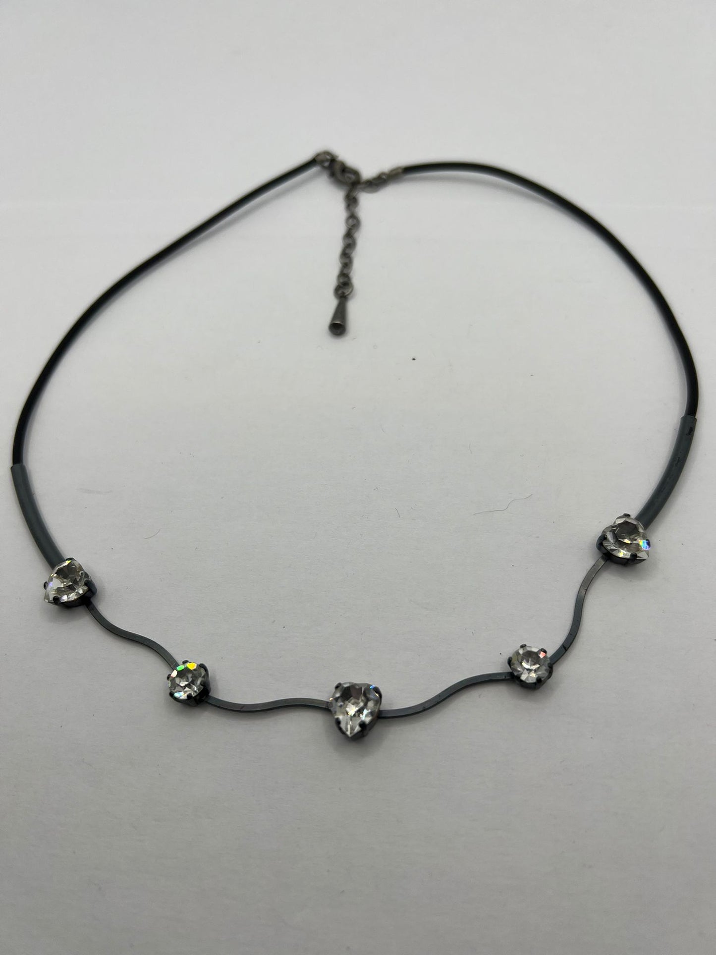 6455 Vintage Swarovski Kristallen Halskette 43cm