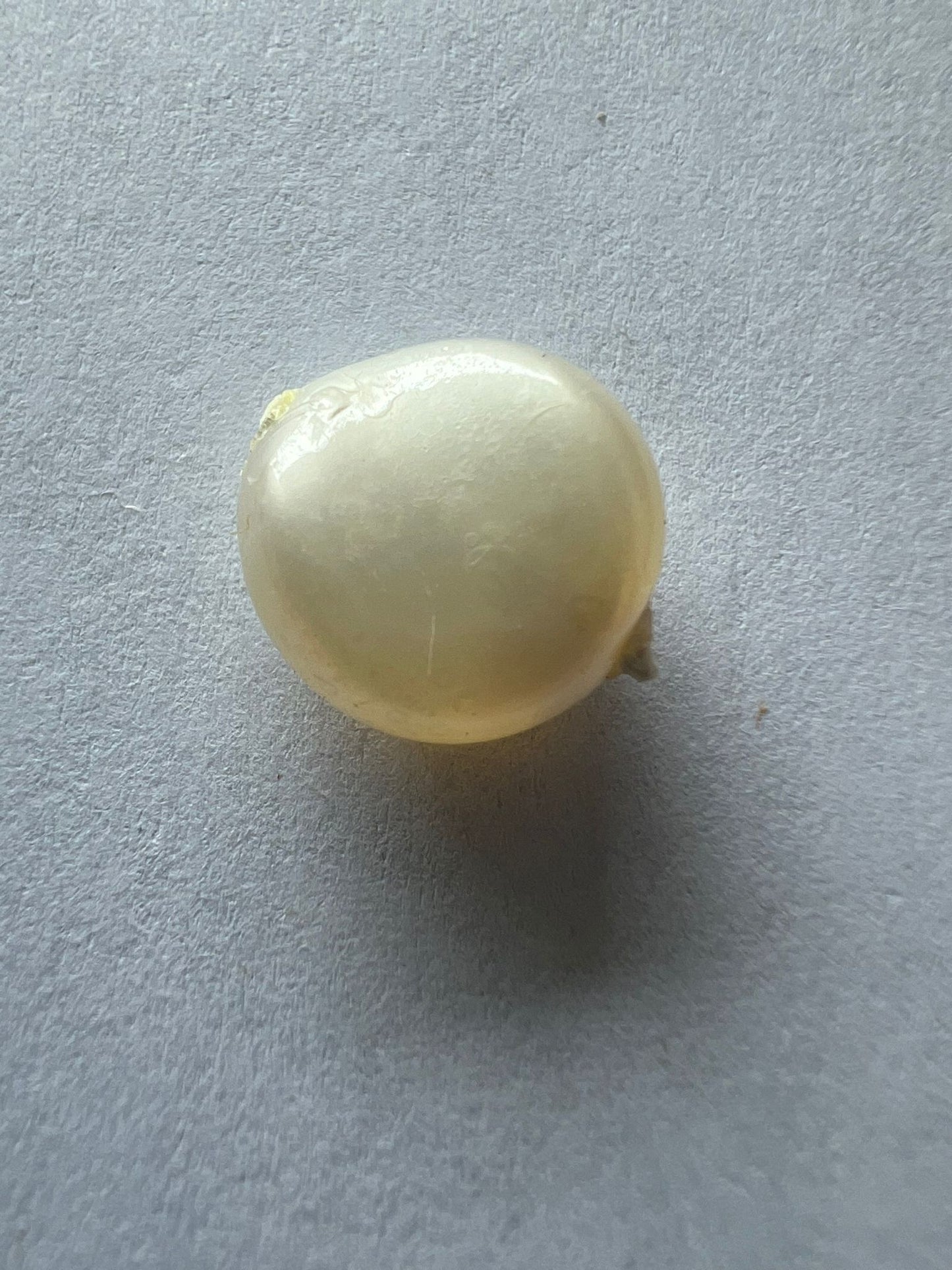 5744 Vintage Acryl Perlen Elfenbein 11mm