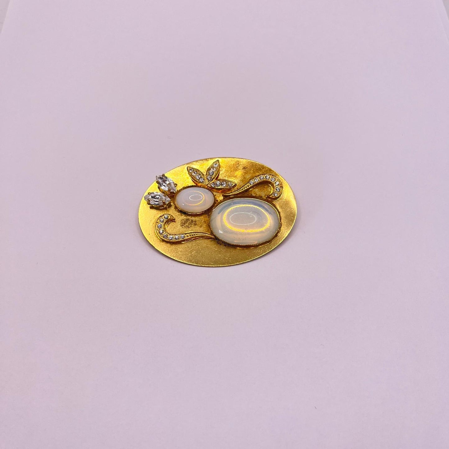 8877 Vintage Swarovski Kristallen Brosche 57mm
