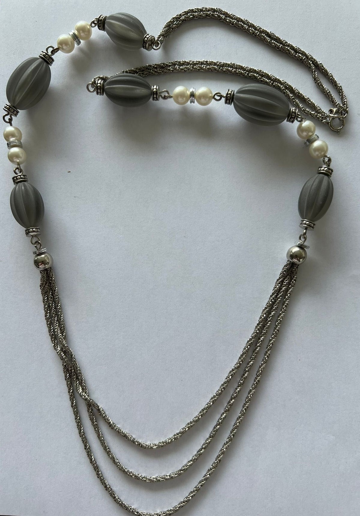6210 Vintage Swarovski Kristallen Halskette 98cm