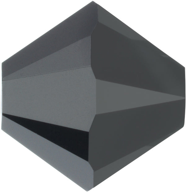 Swarovski® Beads Bicone Jet Hematite 2X 3mm