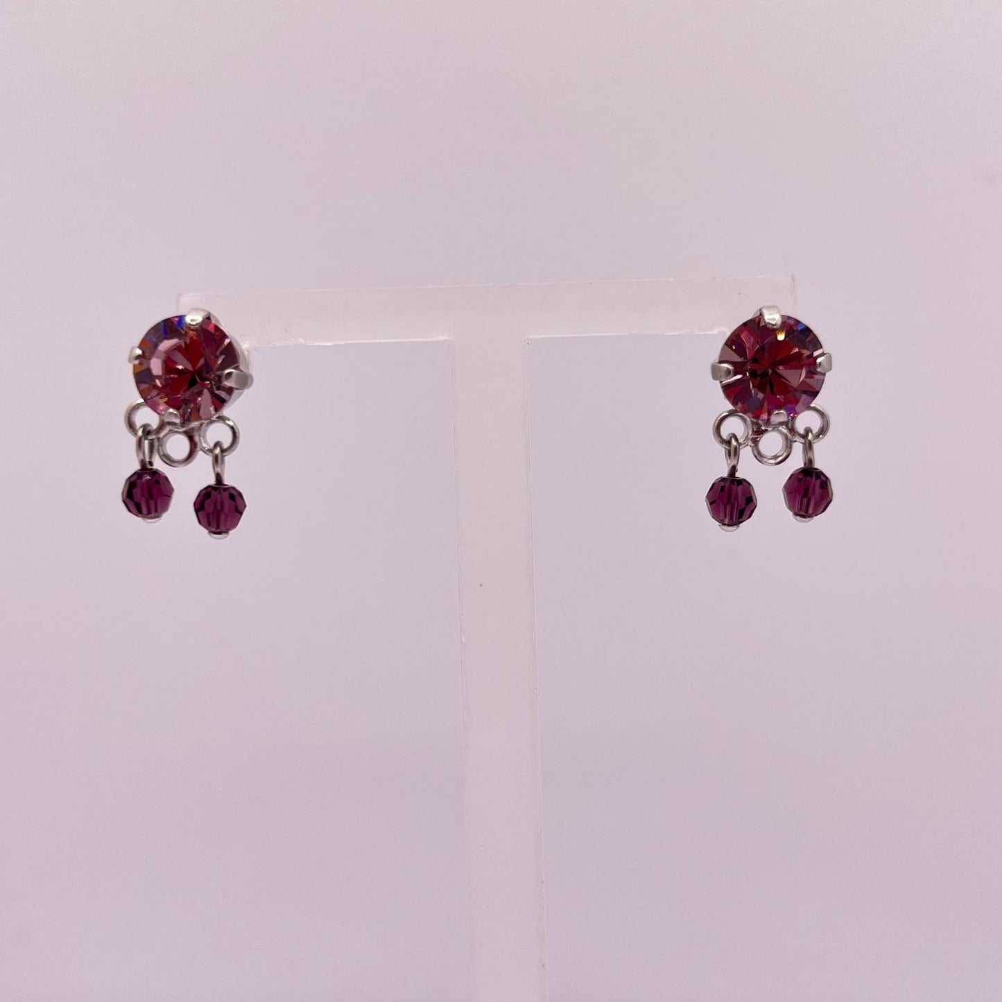 30781 Vintage Swarovski Kristallen Ohrstecker 16mm