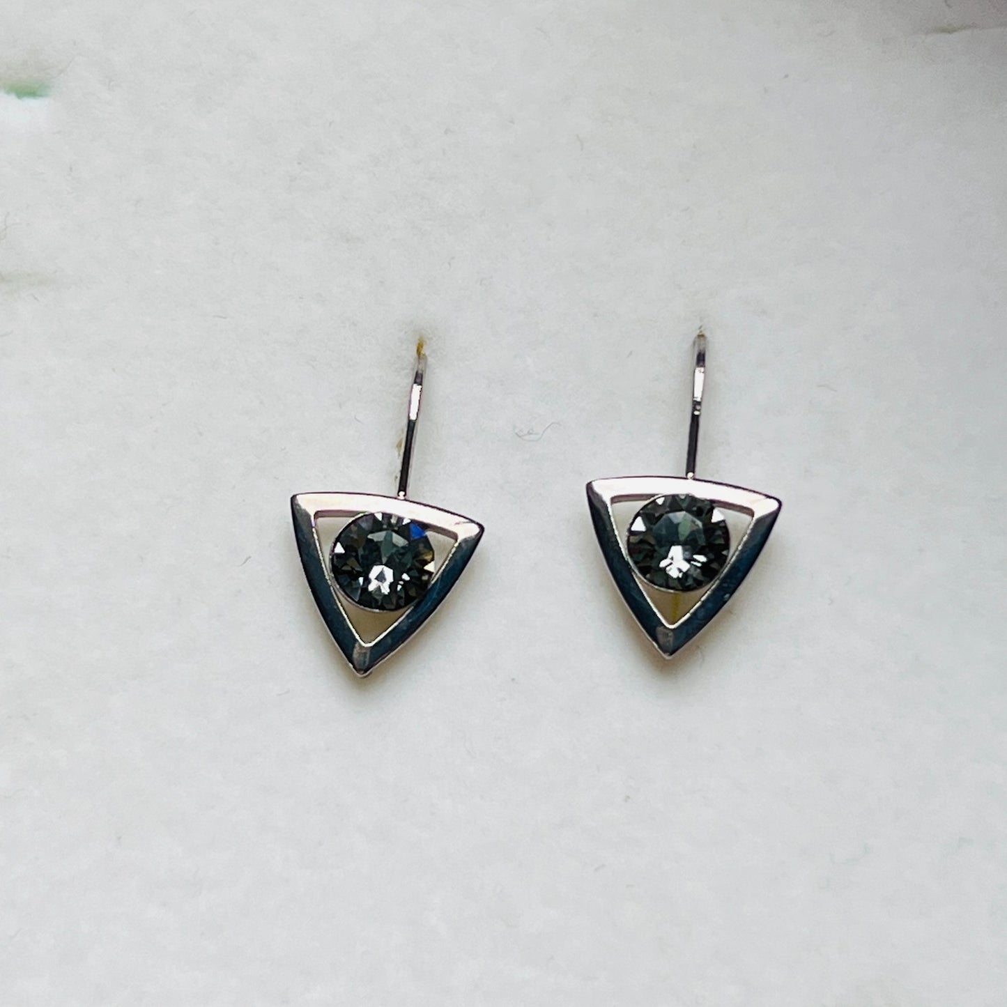 3904 Vintage Earrings mit Swarovski-Kristallen 20mm