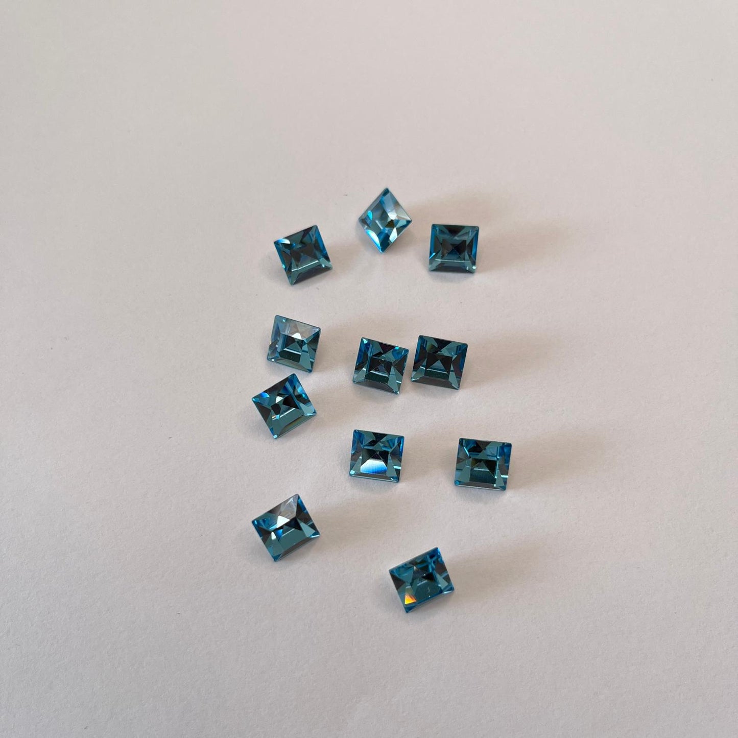 Swarovski® Fancy Stone Square Aquamarine 8mm