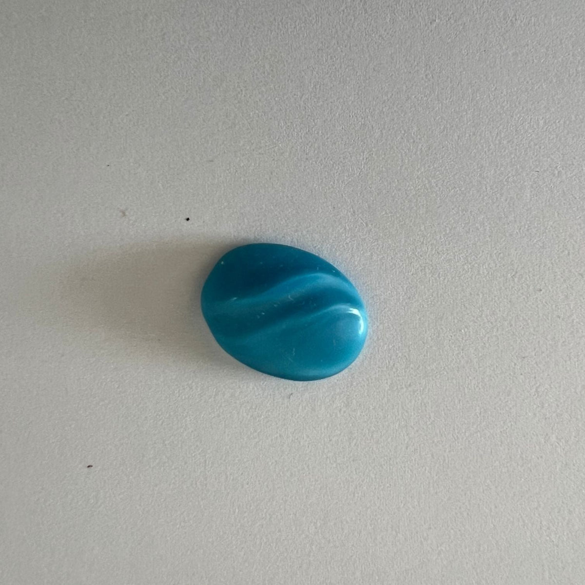 5626 Vintage Acryl Turquoise Cabochon 20mm
