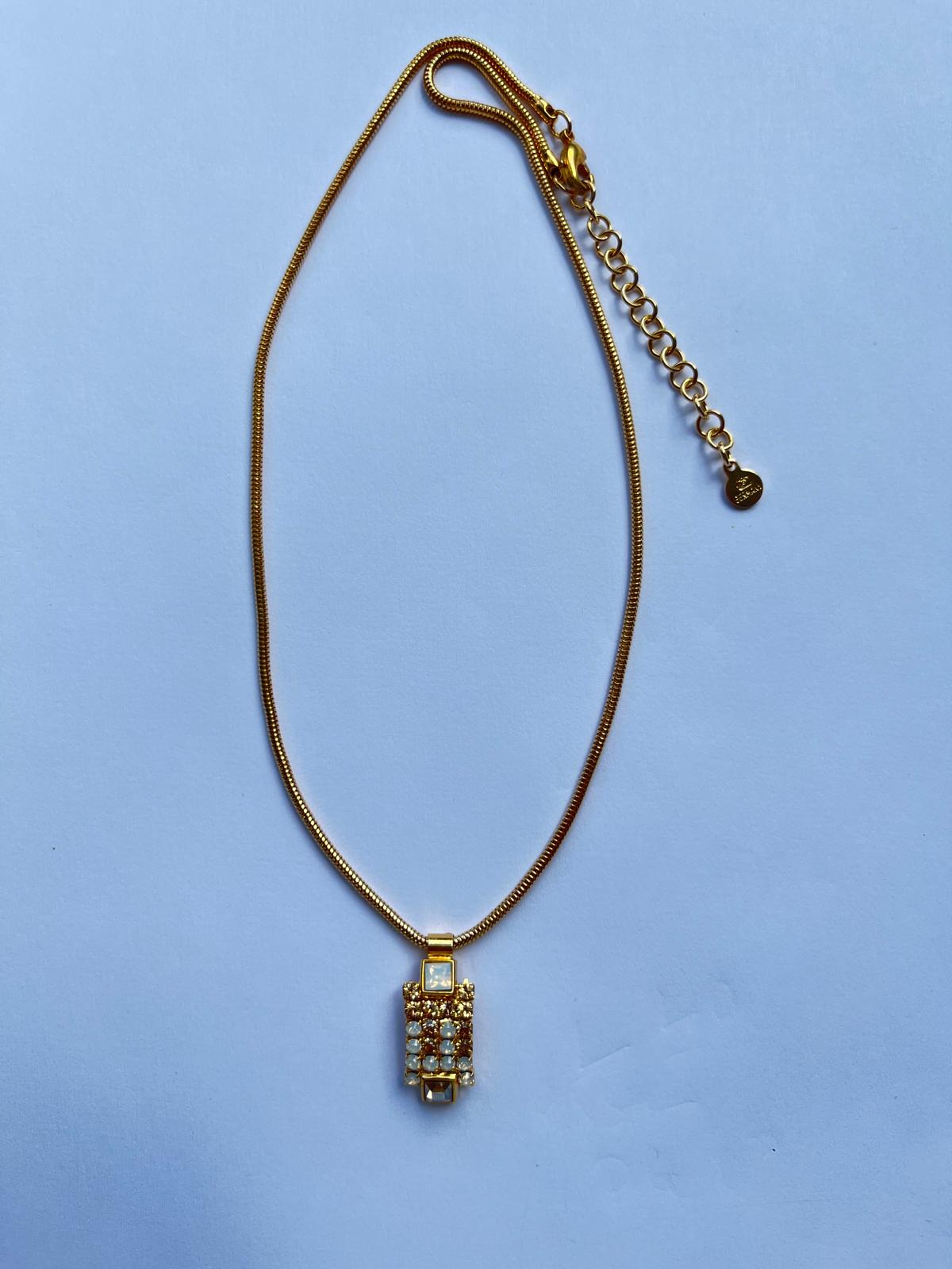 6115 Vintage Swarovski Kristallen Halskette 42mm