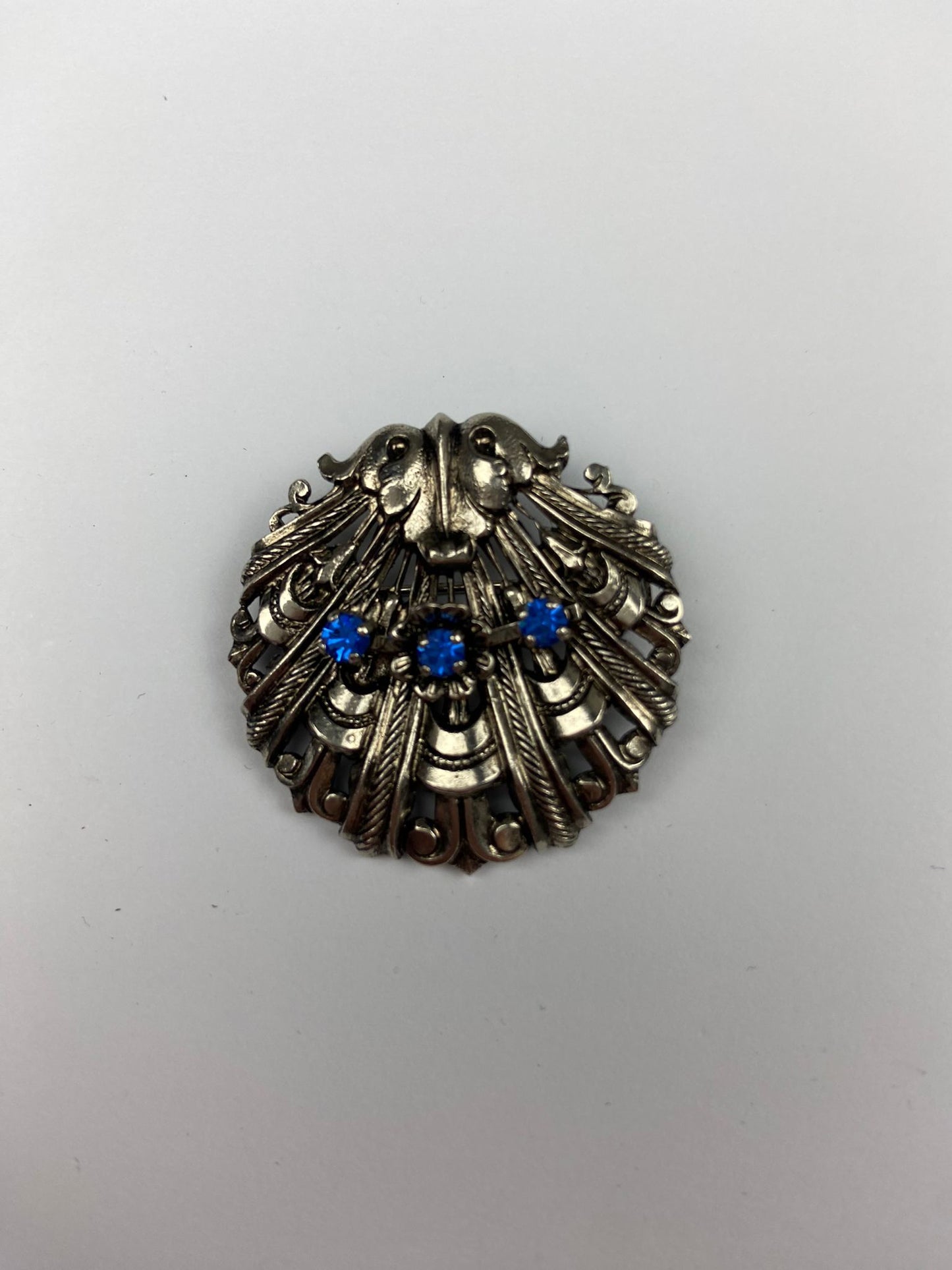 8630 Vintage Swarovski Kristallen Brosche 37mm