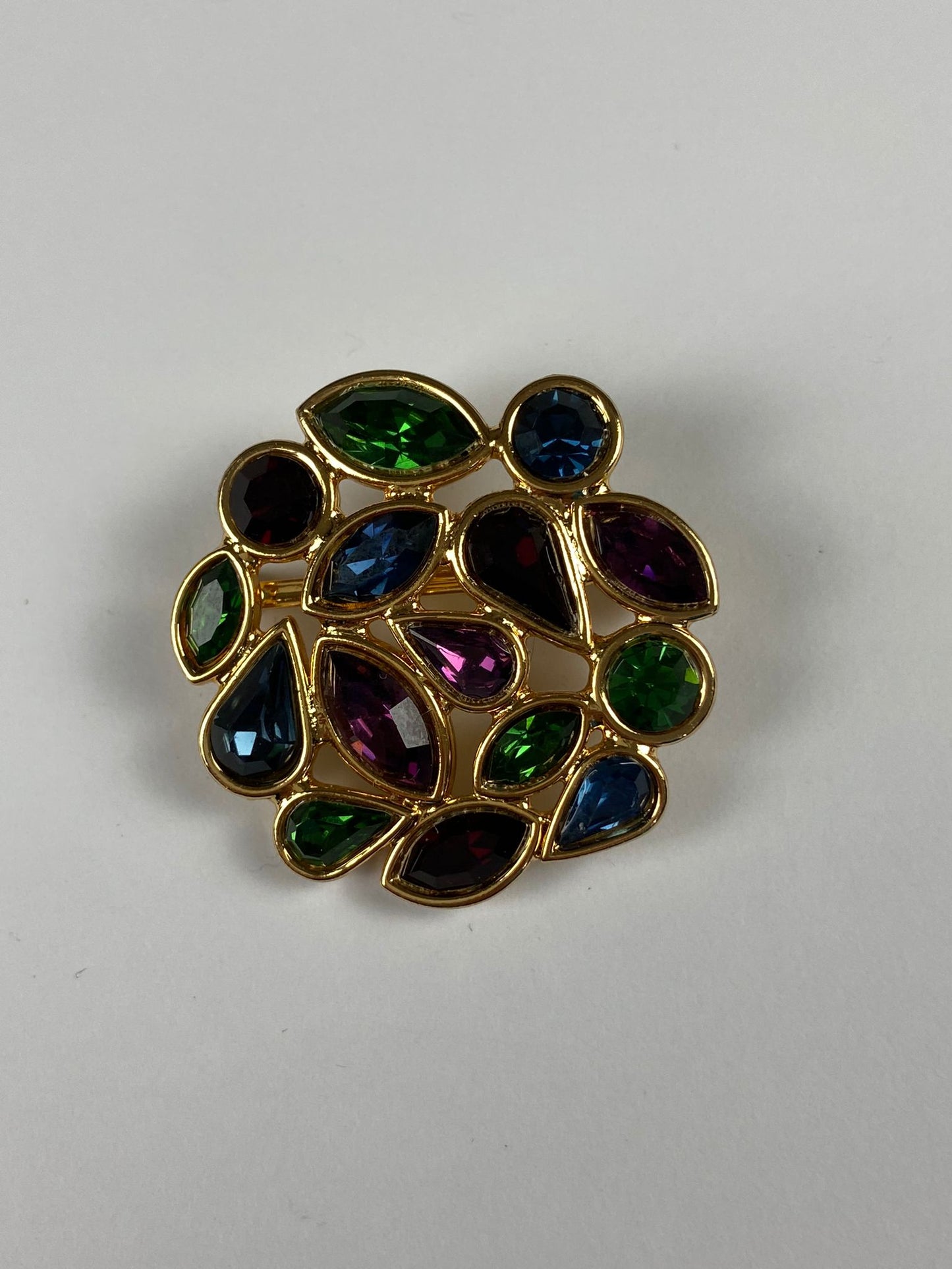 8262 Vintage Mitte des Jahrhunderts Moderne Brosche 38,5x38mm