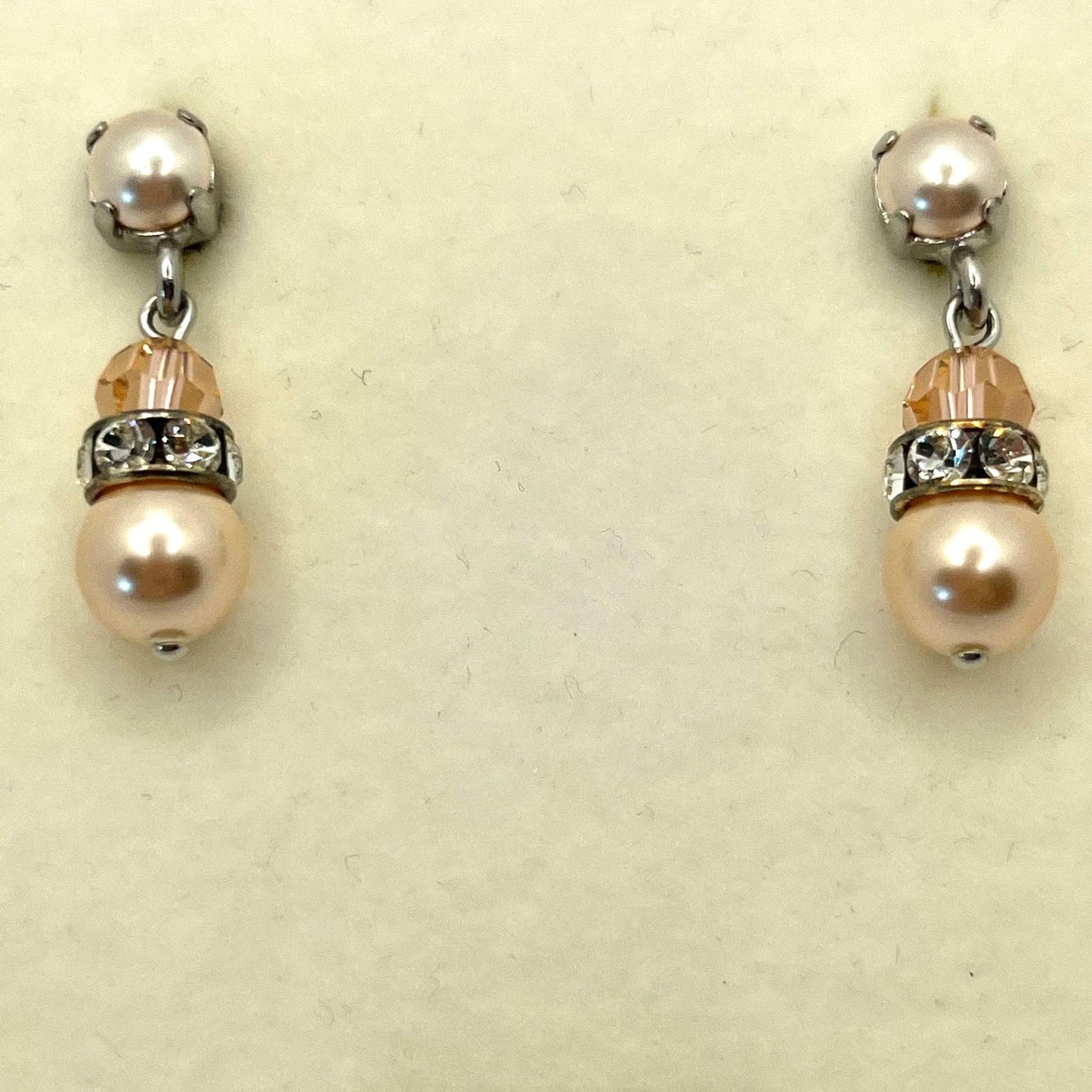 30630 Vintage Swarovski Kristallen Ohrhanger 27mm