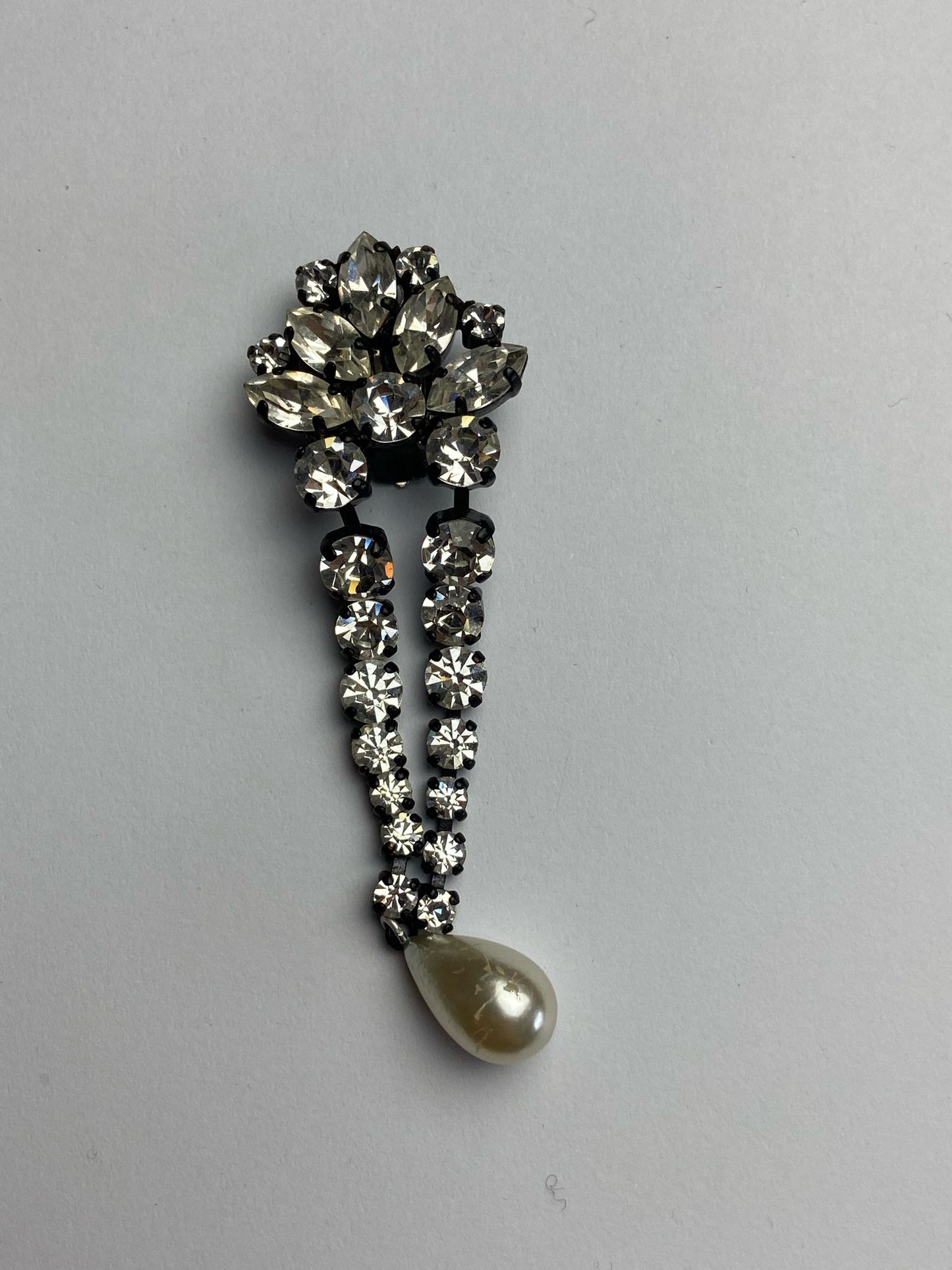 30460 Vintage Swarovski Kristallen Ohrclip 77mm