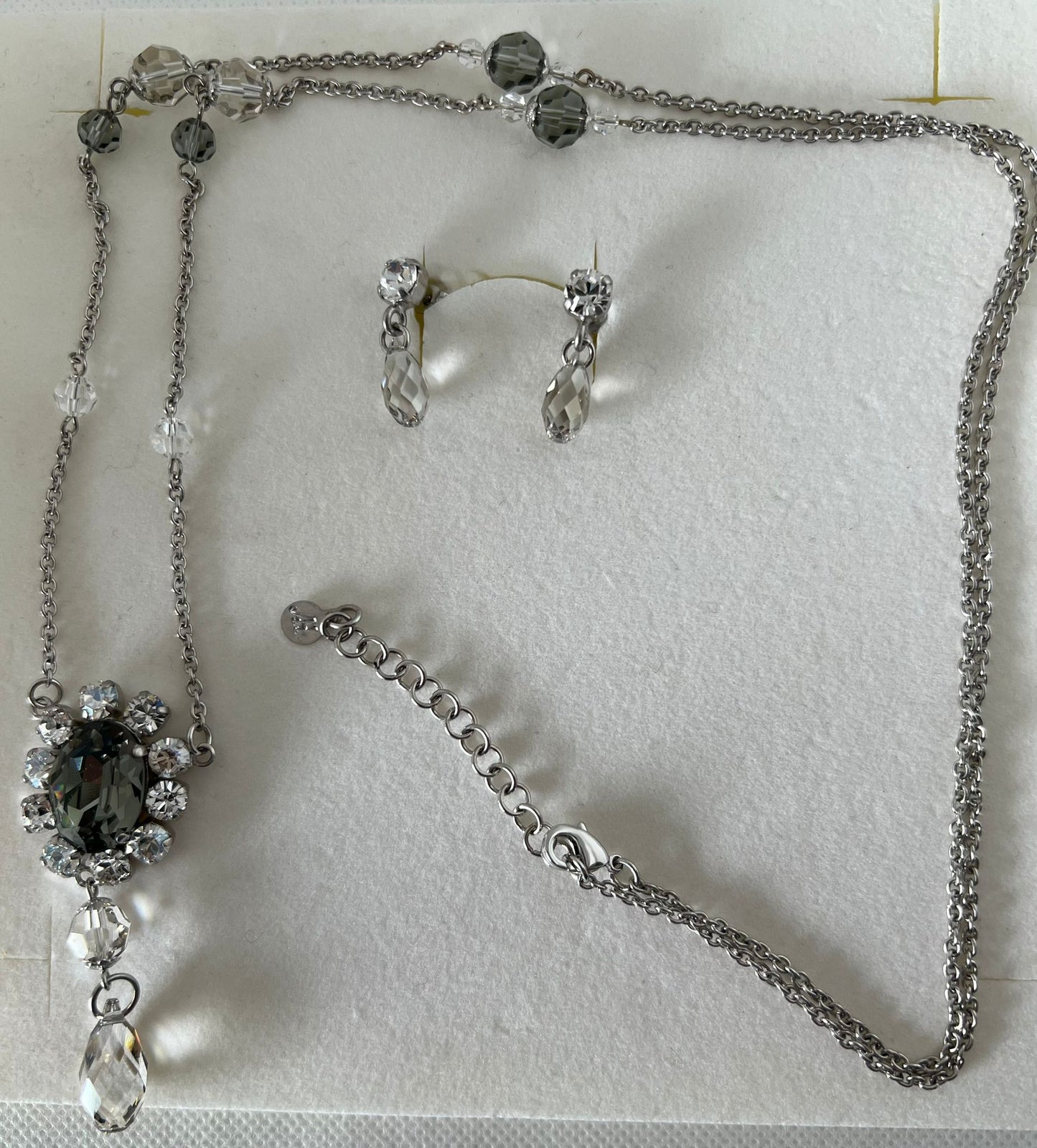 6903 Vintage Swarovski Kristallen Jewelry Set 85cm