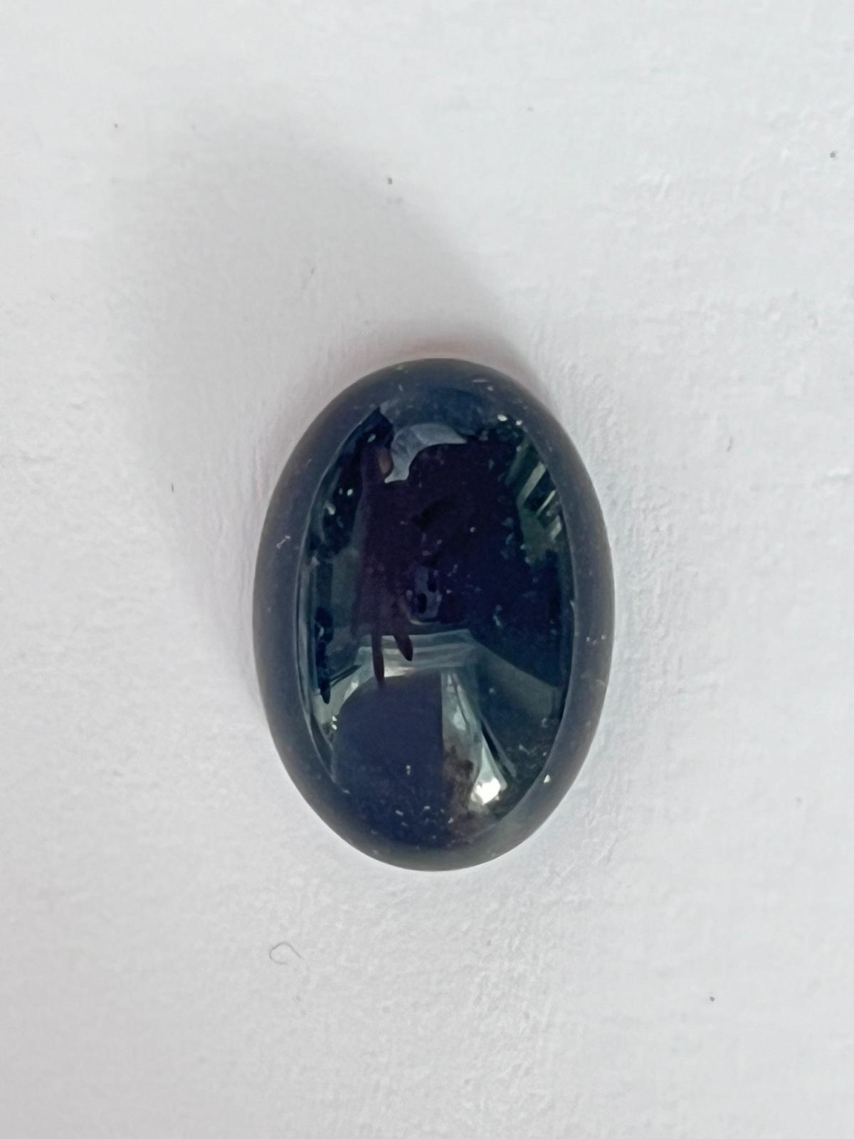 1075 Vintage Kunststoff Oval Cabochon 19mm