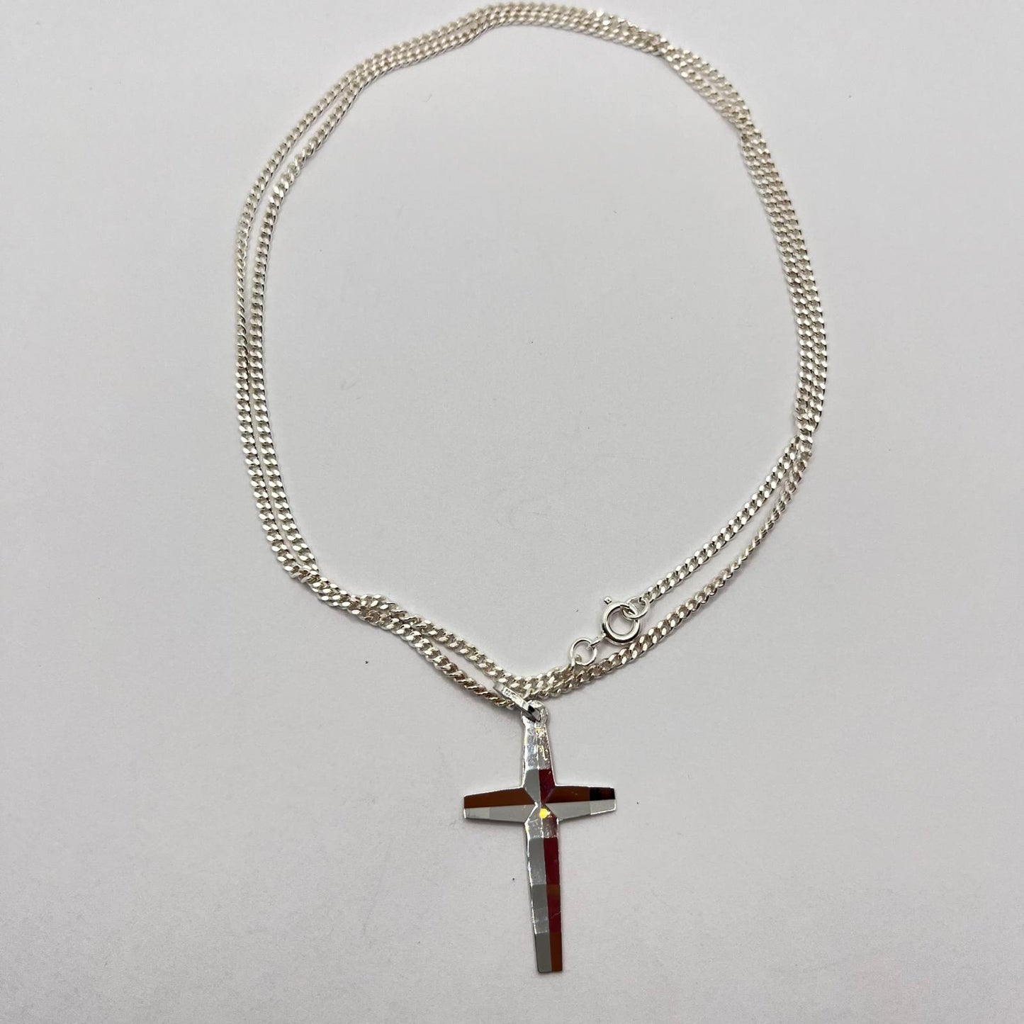 6405 Vintage Rhodium Halskette 60cm