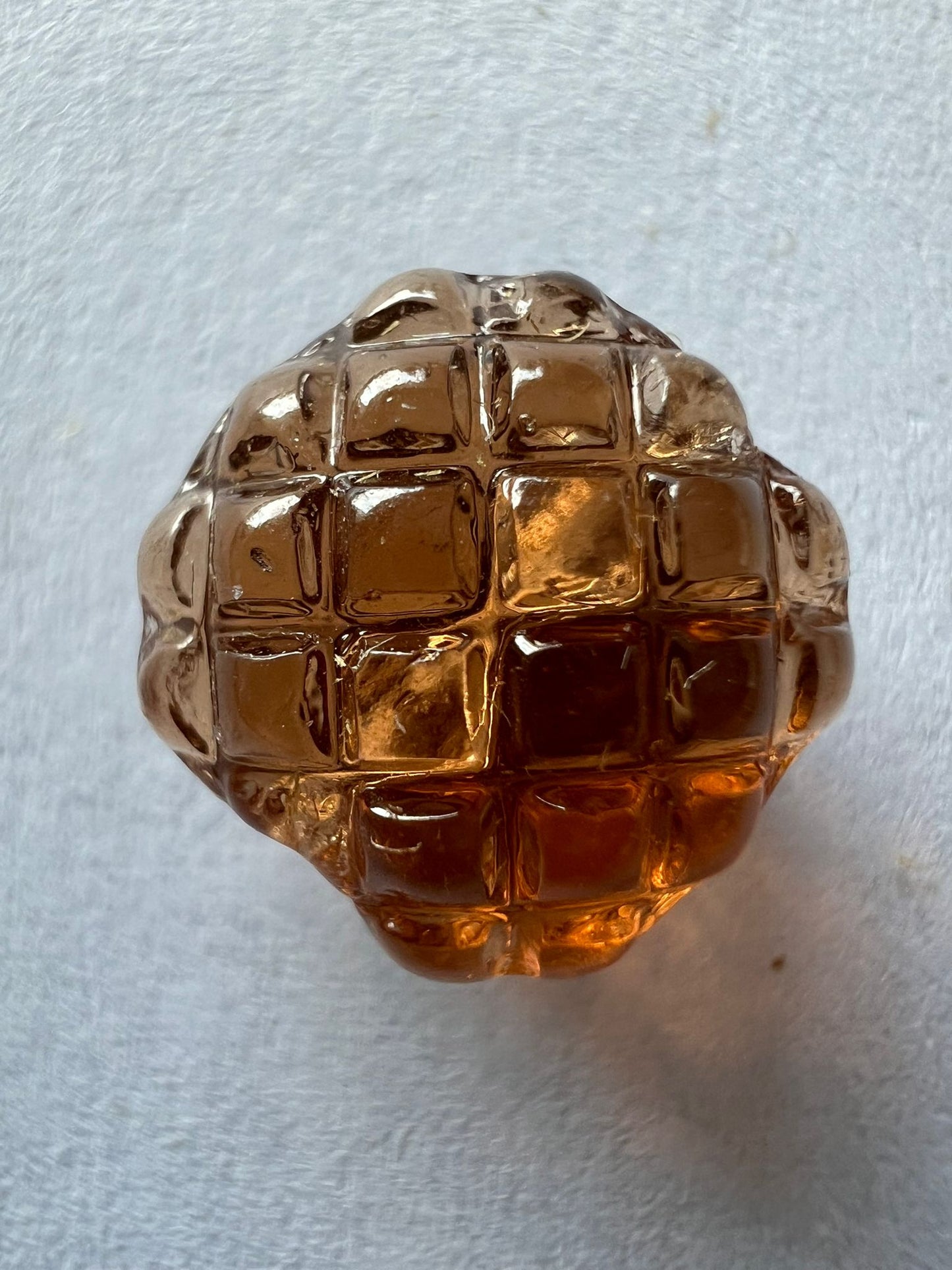 5727 Vintage Acryl Perlen Bernstein 10mm