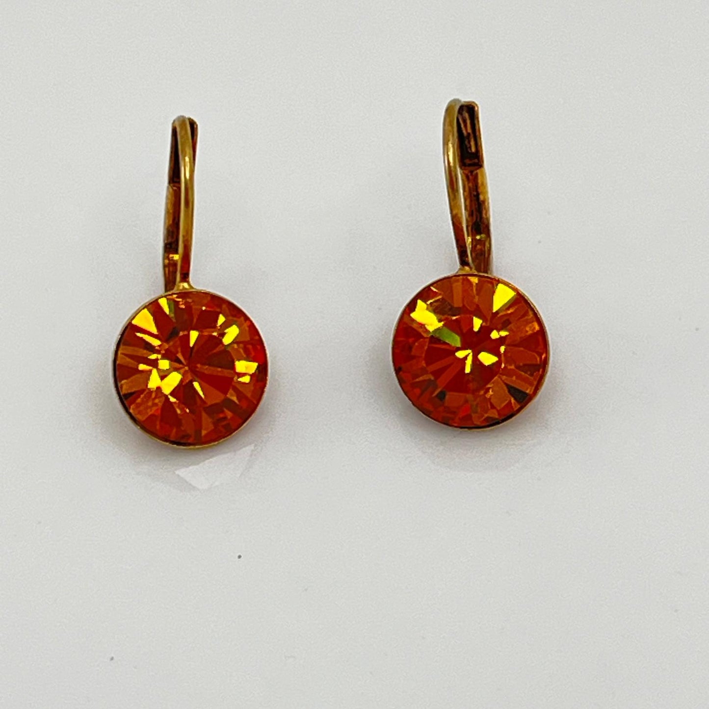30326 Vintage Swarovski Kristallen Ohrringe 8mm