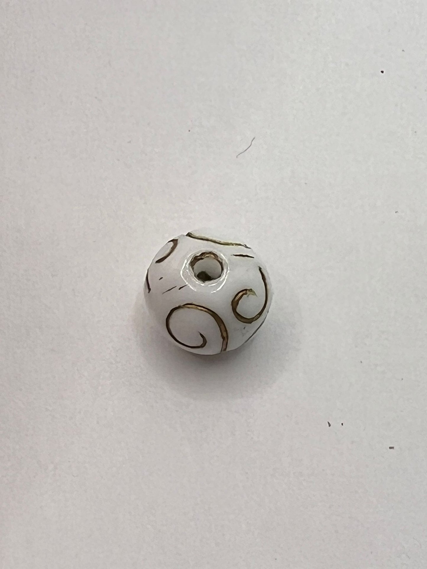 59517 Vintage Glasperle 9mm