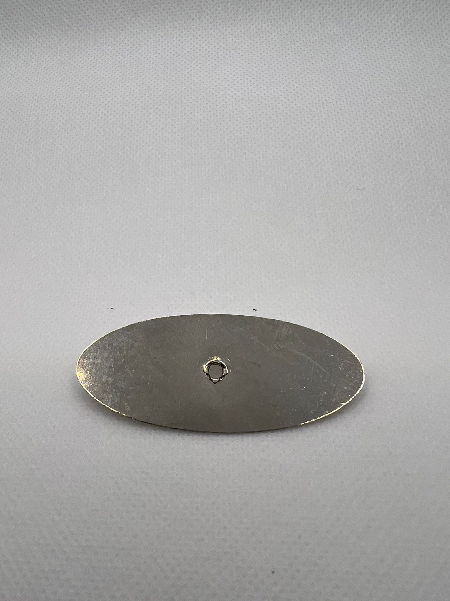 8813 Vintage Leer Brosche 60mm