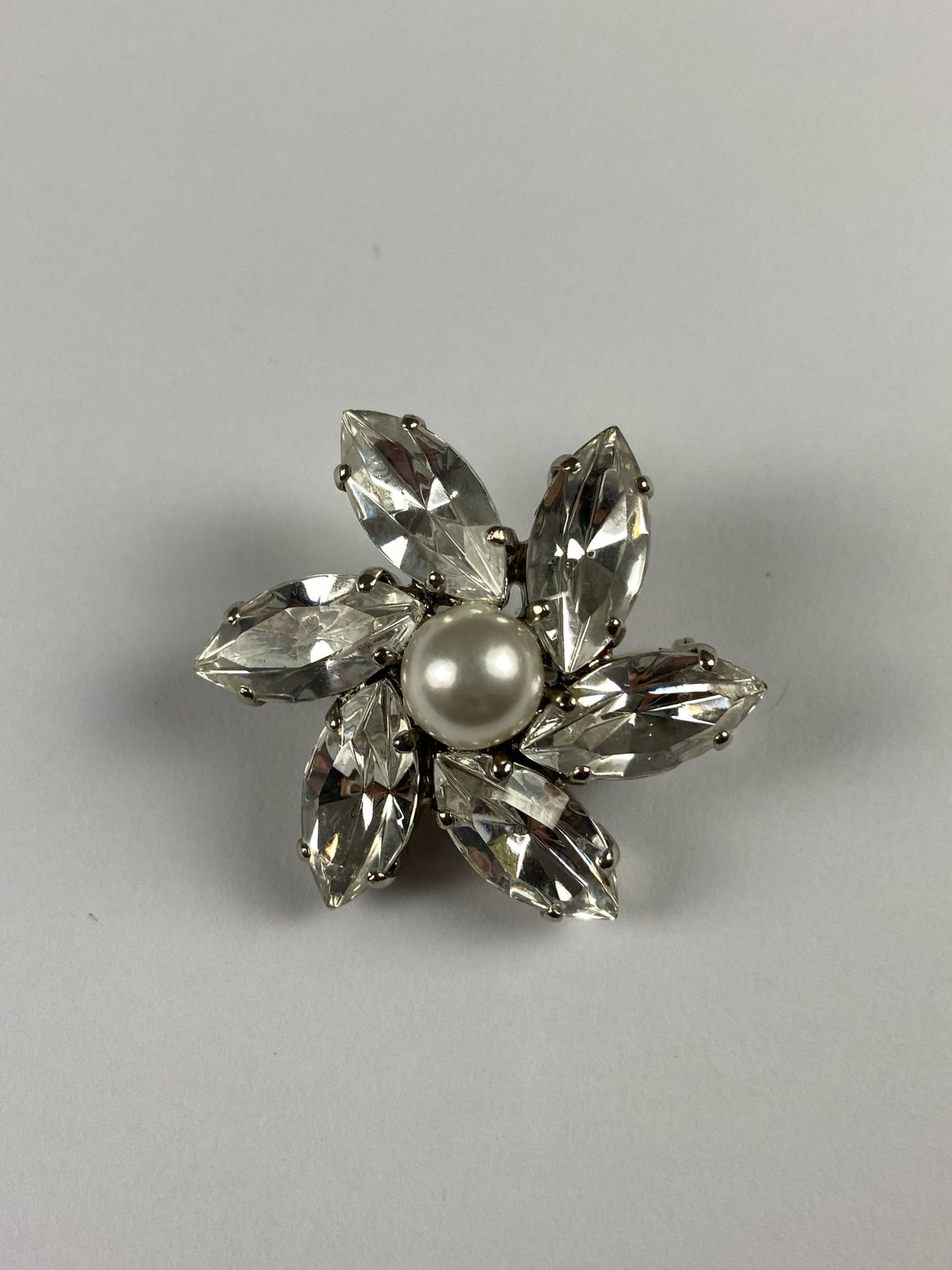 8690 Vintage Swarovski Kristallen Brosche 35mm