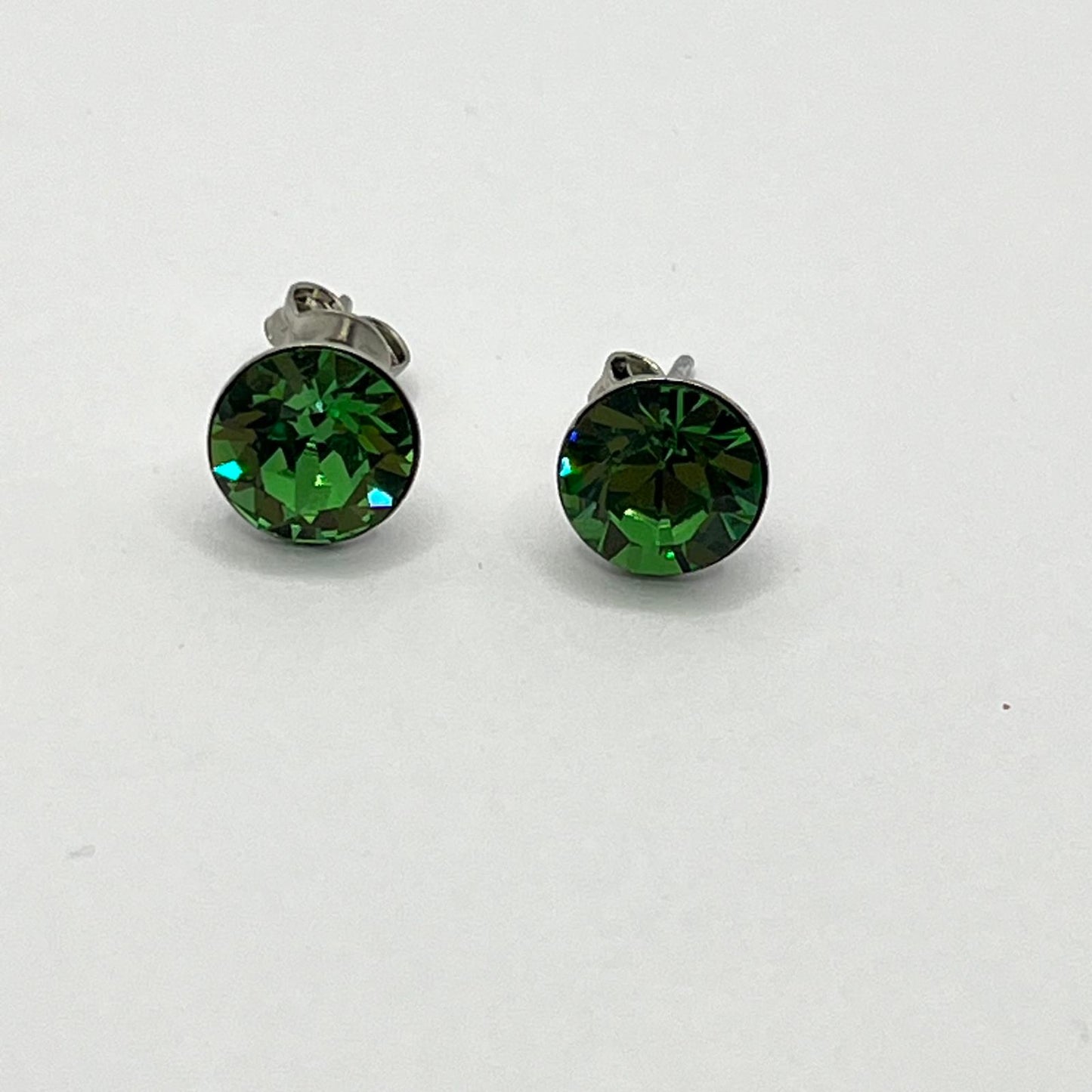 30710 Vintage Swarovski Kristallen Ohrhanger 8mm