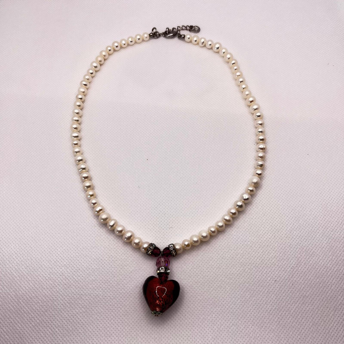 6257 Vintage Swarovski Kristallen Halsketten 45cm