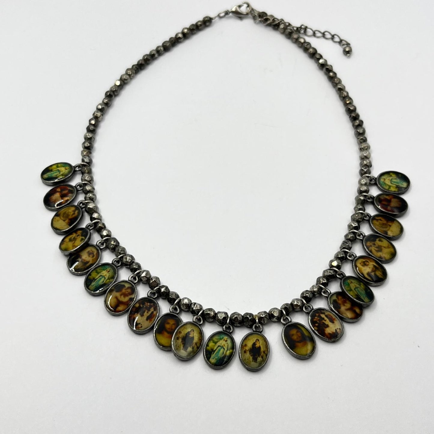 6372 Vintage Swarovski Kristallen Halskette 38cm