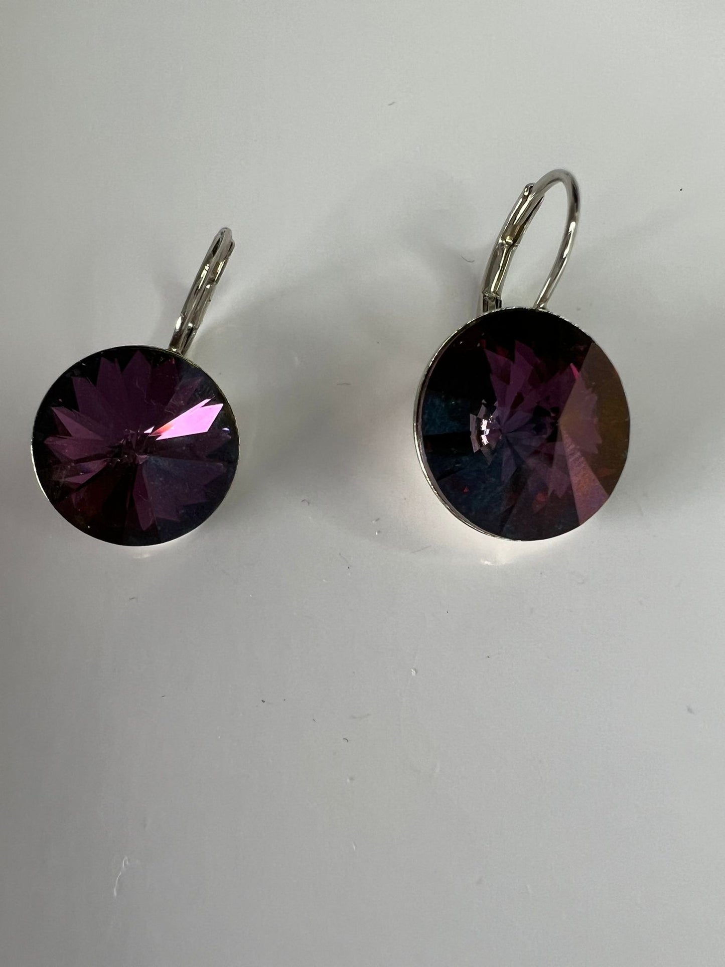 30401 Vintage Swarovski Kristallen Ohrhänger 14mm