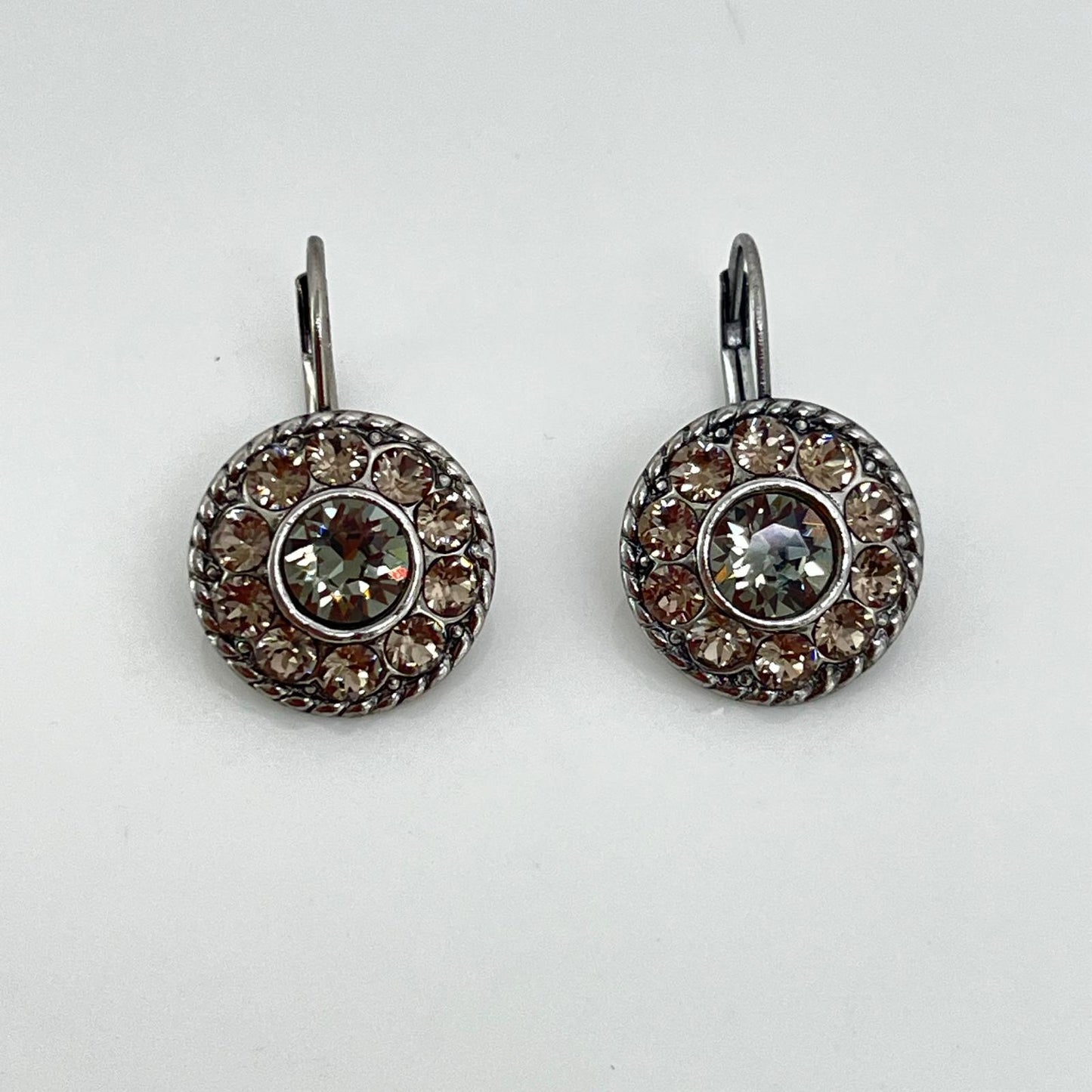 30313 Vintage Swarovski Kristallen Ohrhänger 15mm