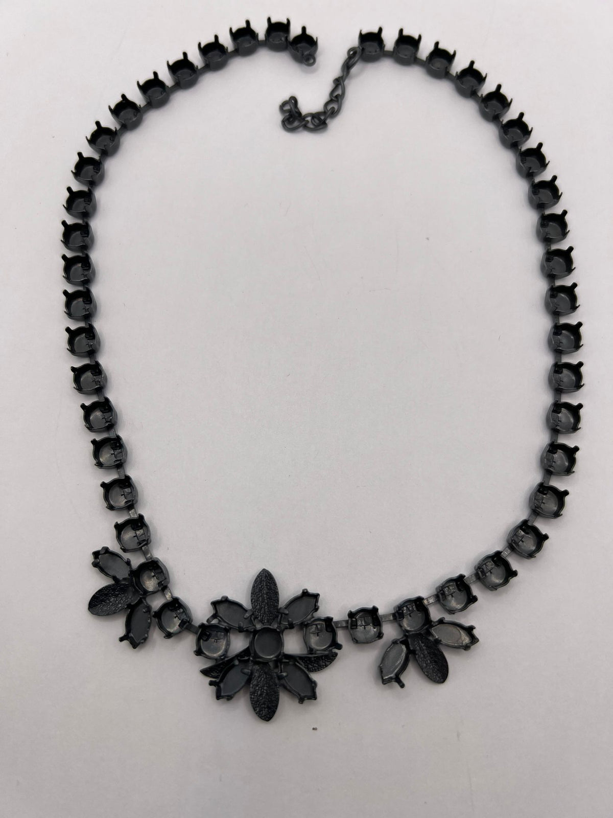 6479 Vintage leerer Kette zum Befüllen mit Swarovski Kristallen 39cm